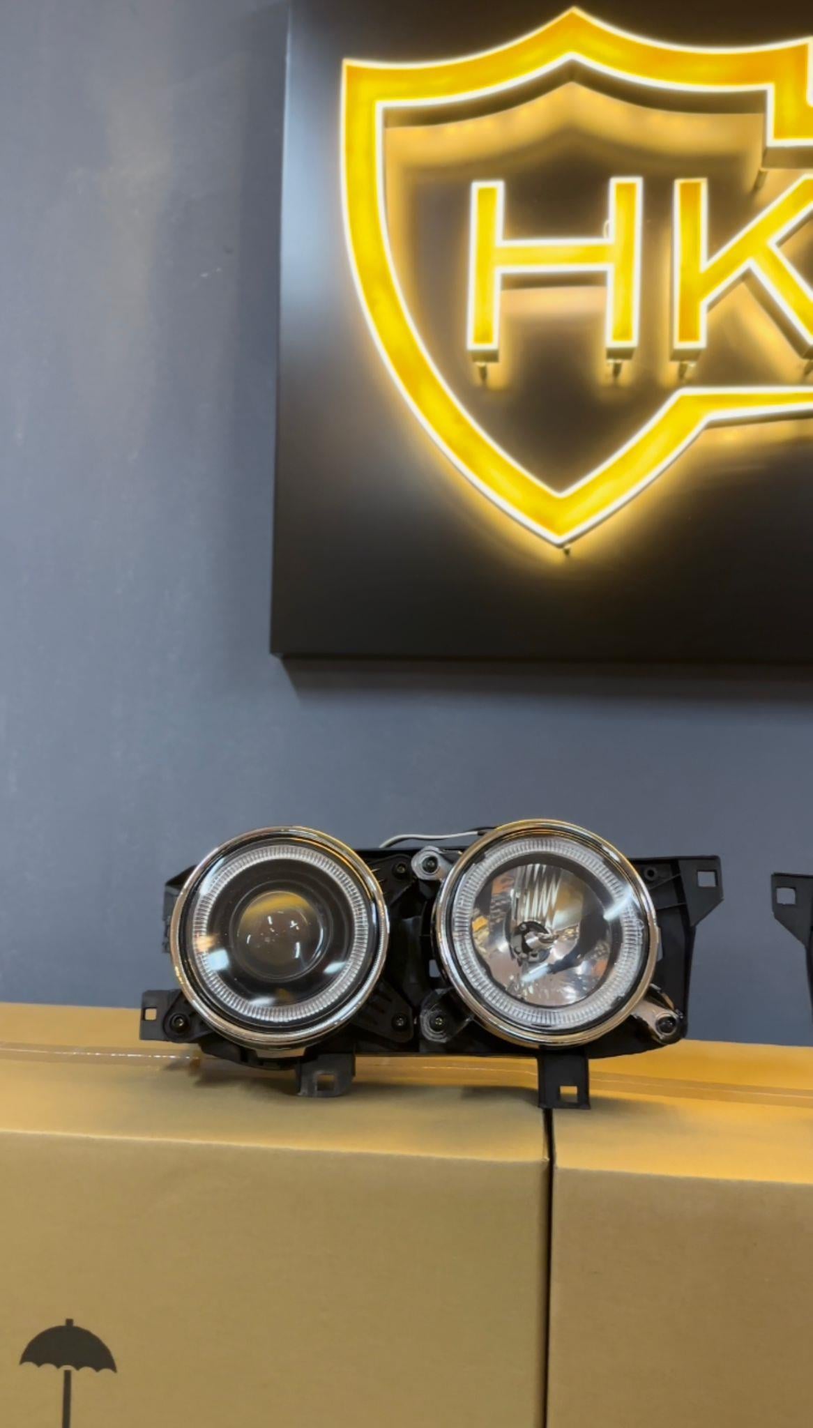 Bmw E34 Mercekli Far Takım Angelli 