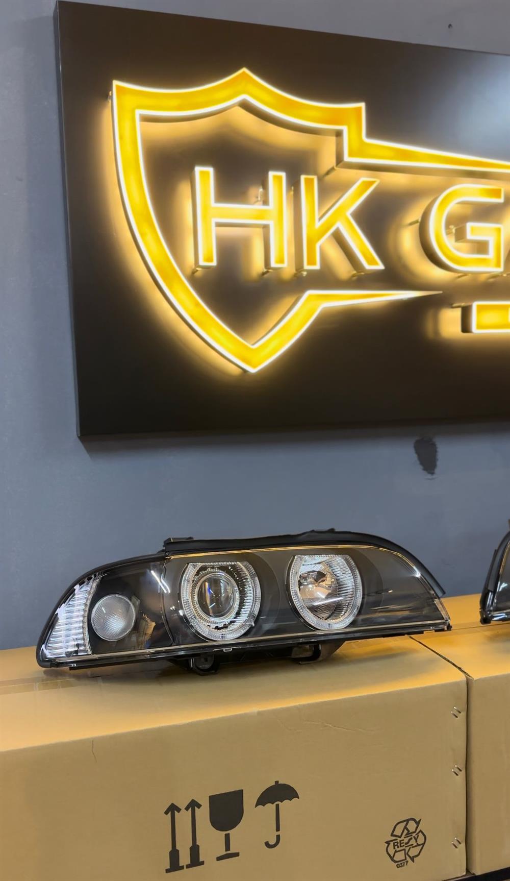 Bmw E39 Far Lambası Takım Beyaz Sinyal