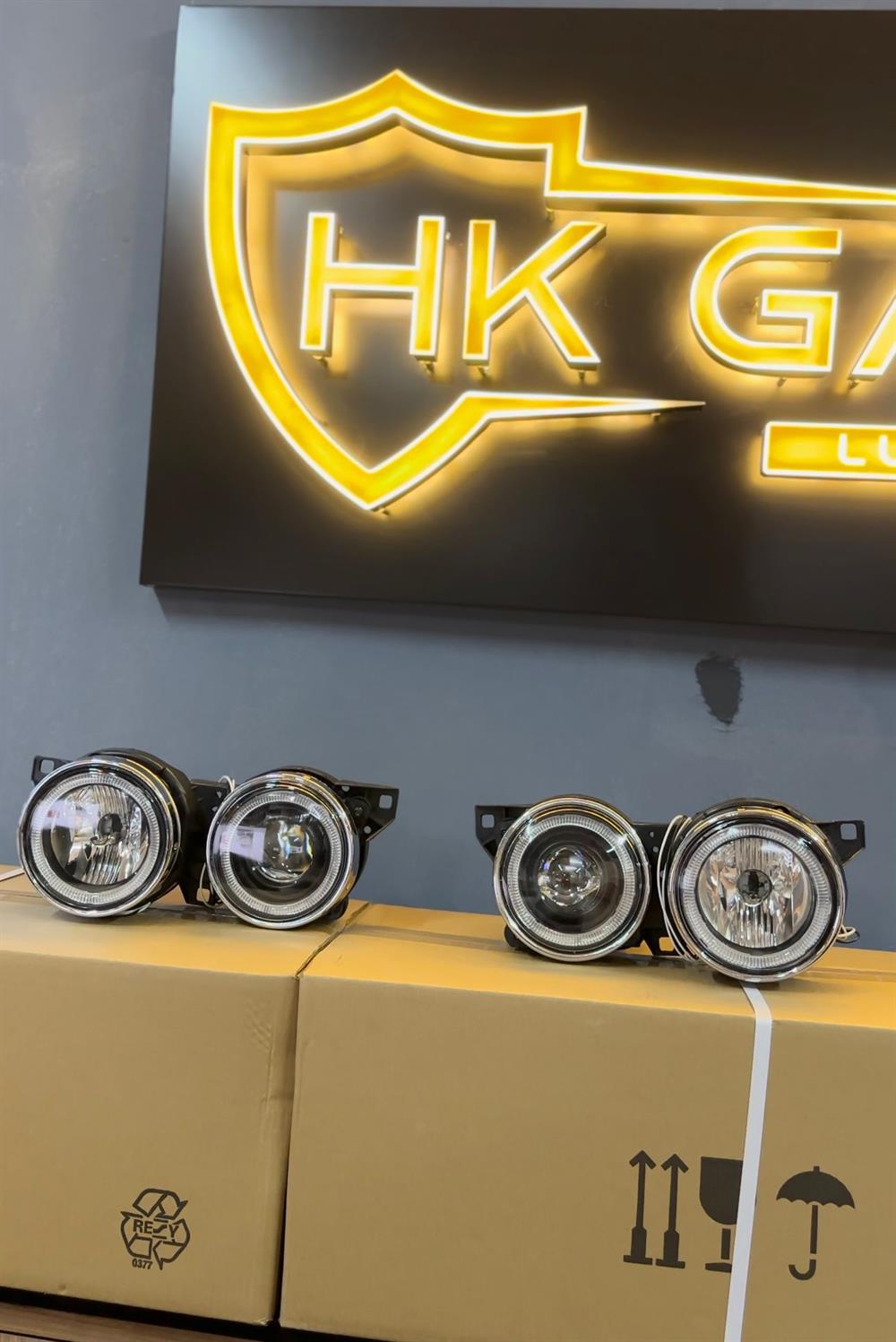 Bmw E30 Angelli Far Lambası Takım Kristal Siyah