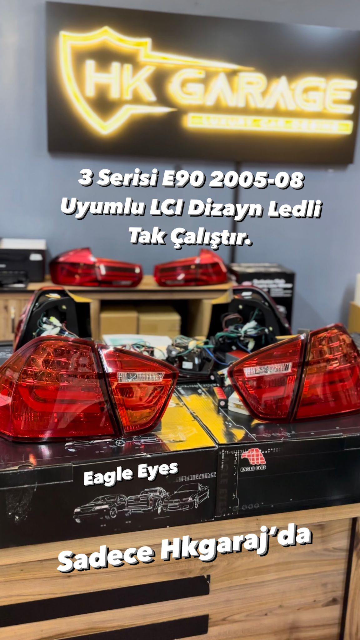Bmw E90 LCI Dizayn Stop Takım Ledli 2005-08