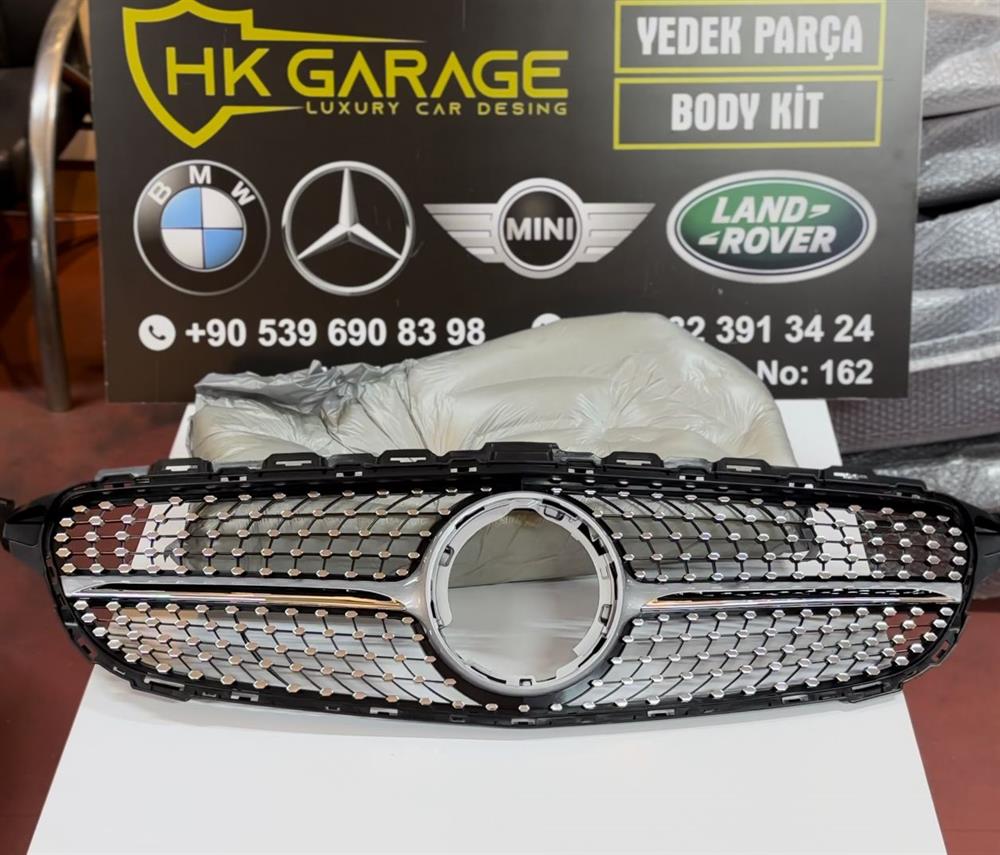Mercedes W205 Panjur Diamond Gümüş 2014-18