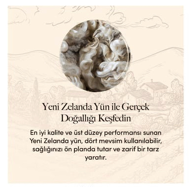 Saf Yeni Zelanda Yünü