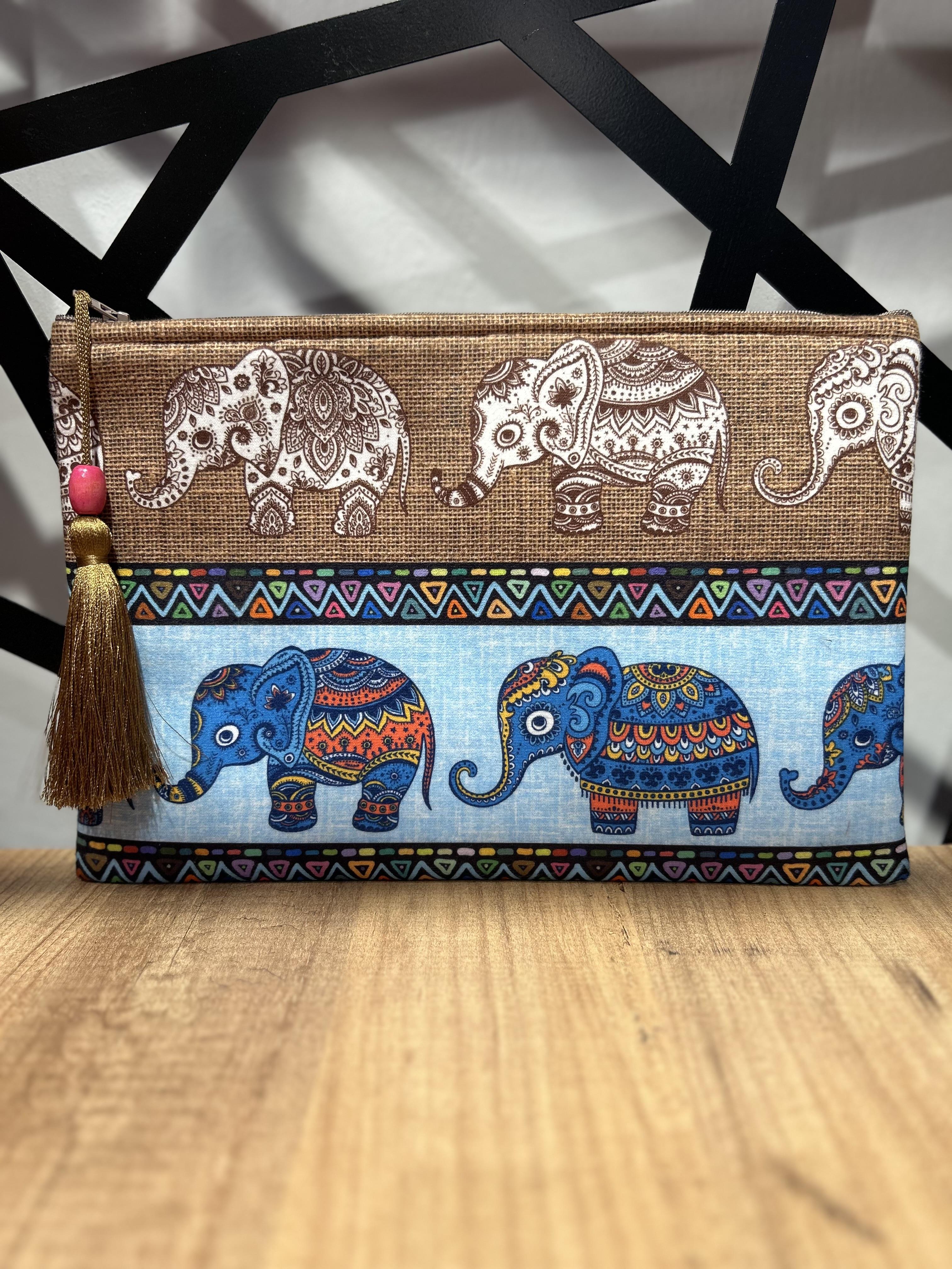 Fil Desen Clutch Çanta