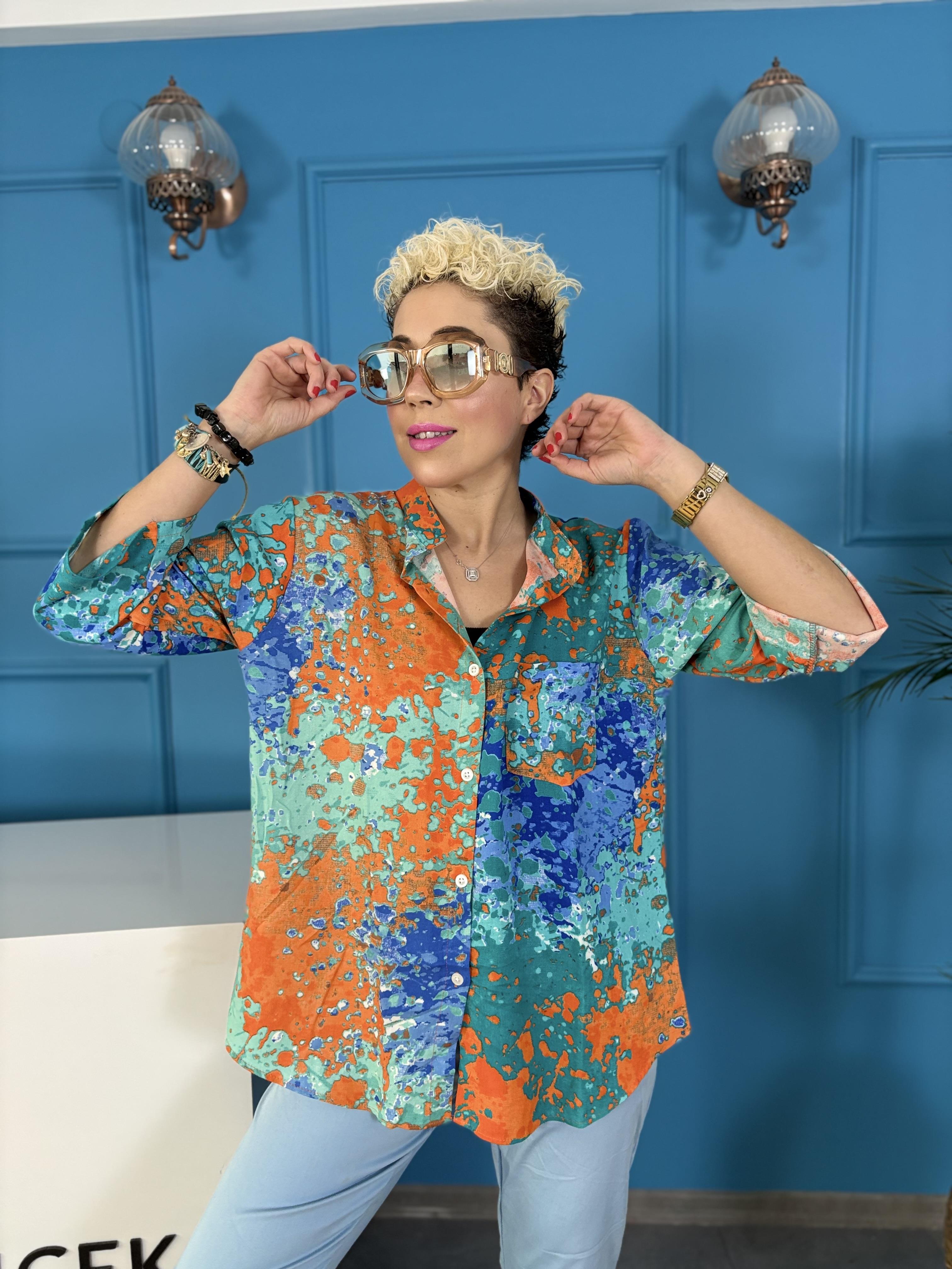 Pamuk Viskon Gömlek 3