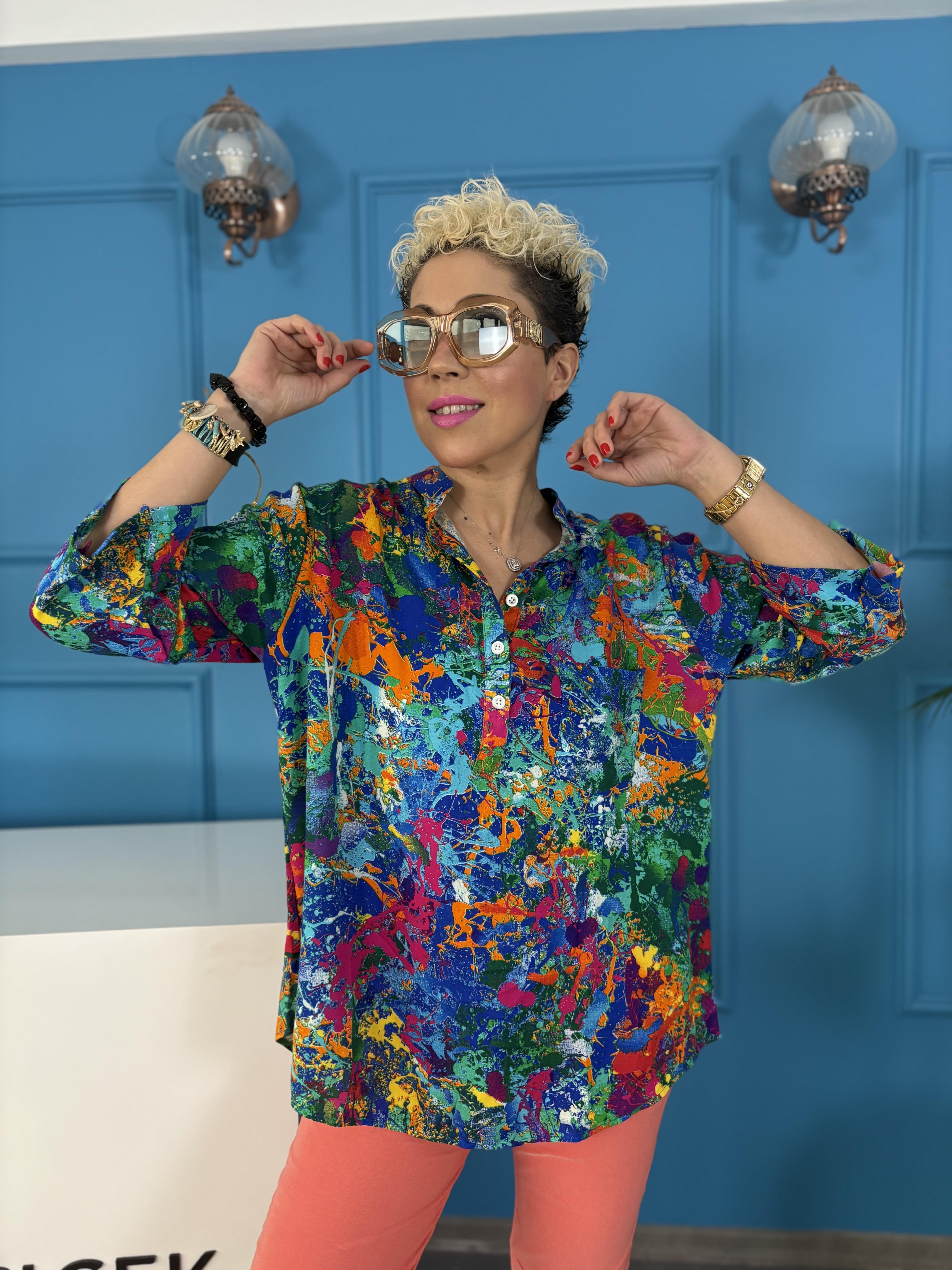 Pamuk Viskon Gömlek 5