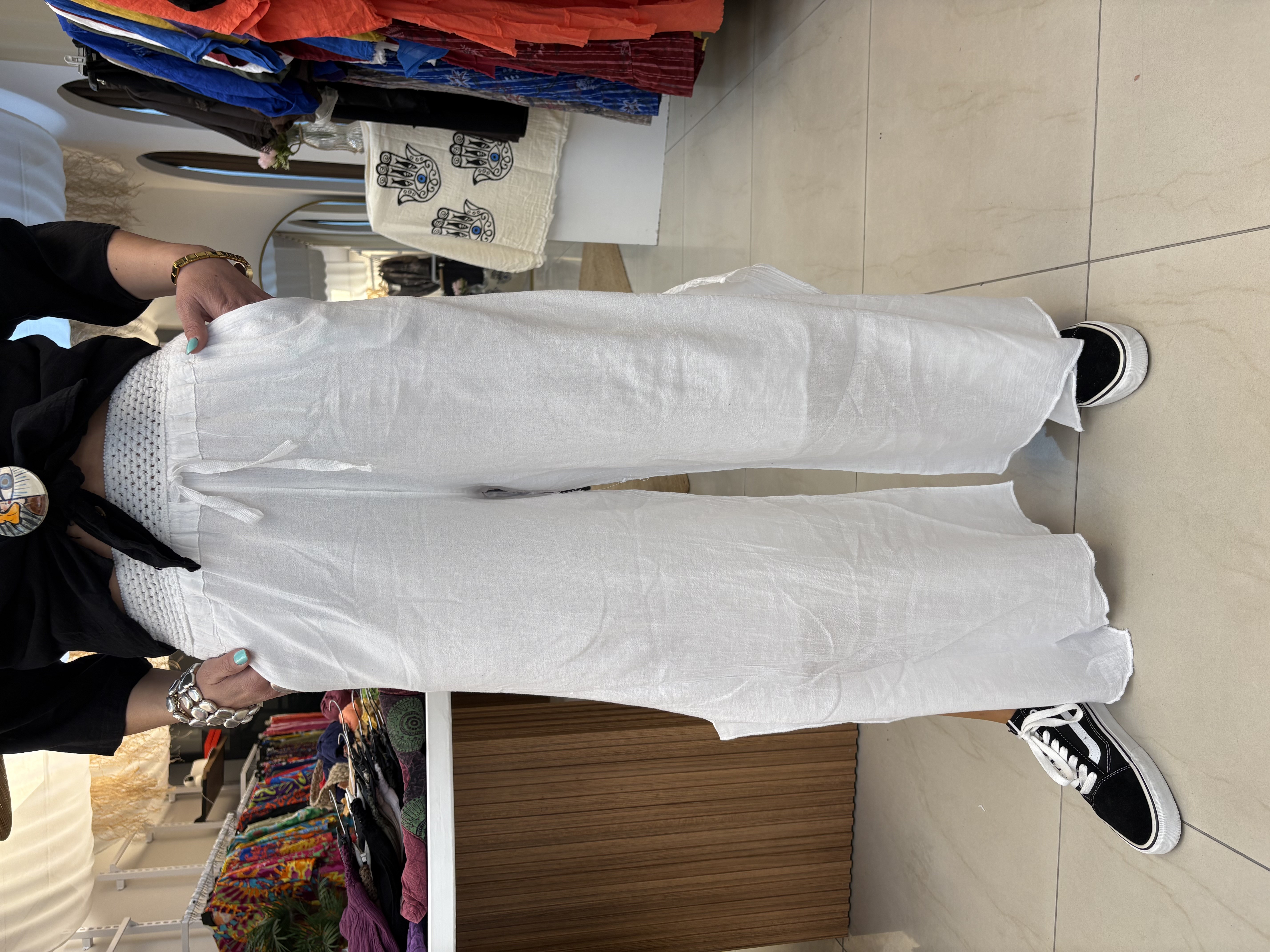 Beyaz Cadı Pantolon