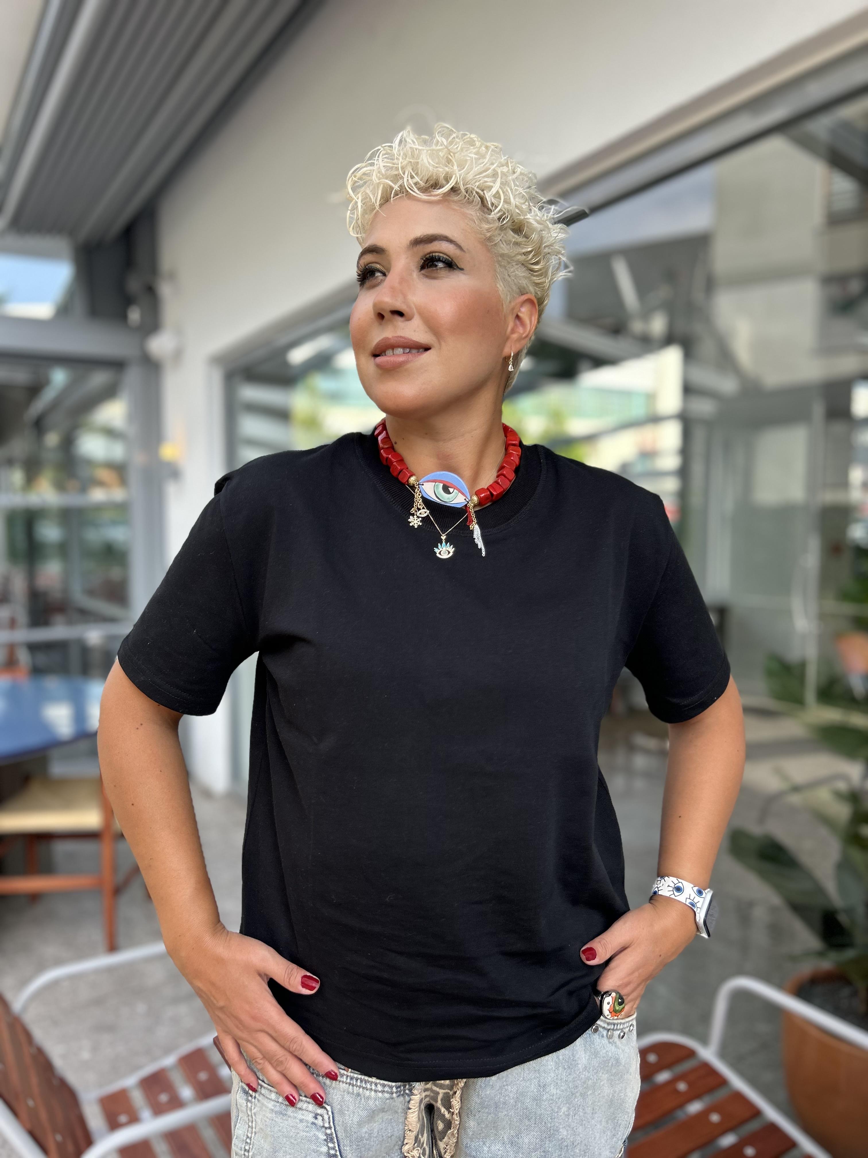 DLV Basic Siyah T-Shirt