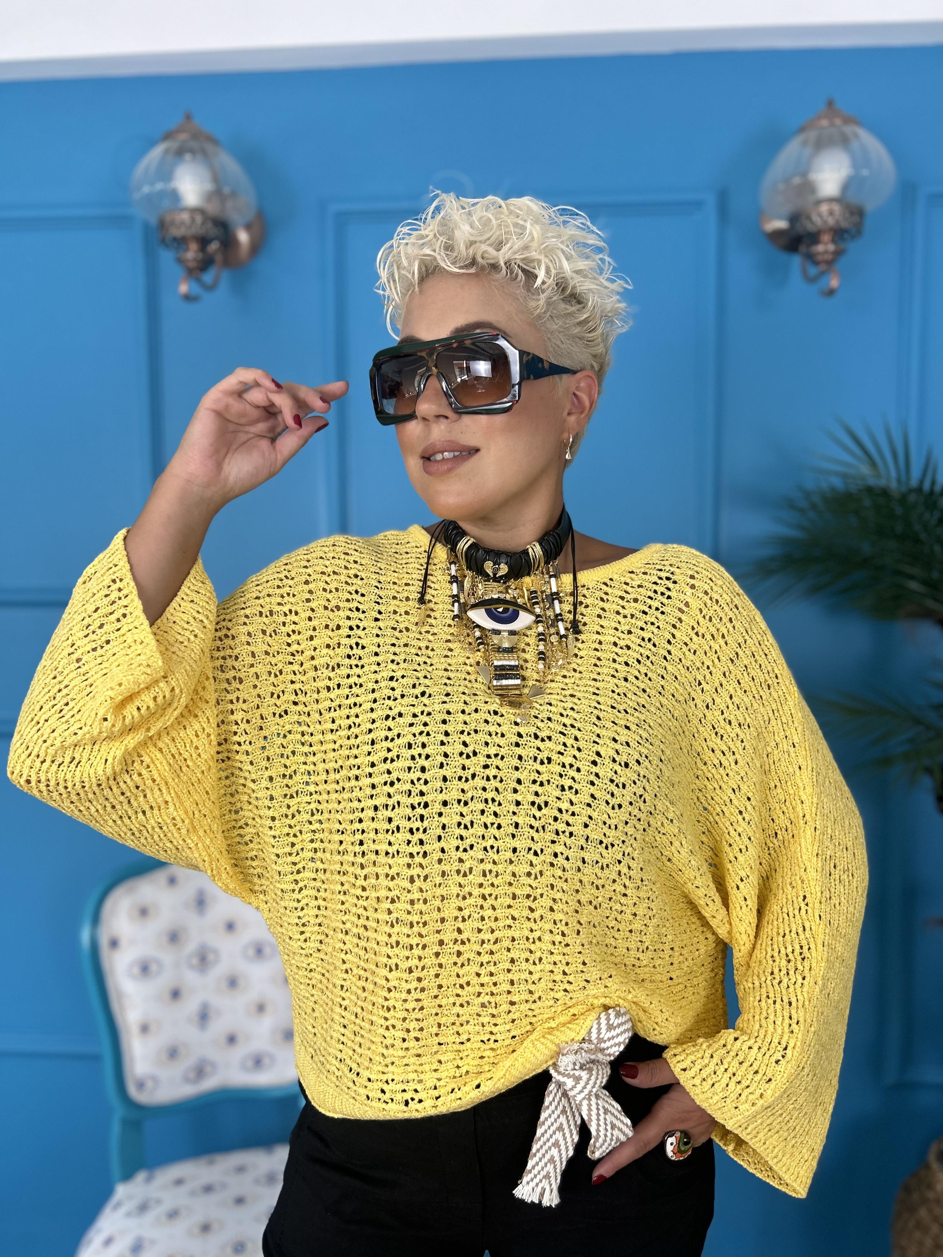 DLV File Sarı Triko