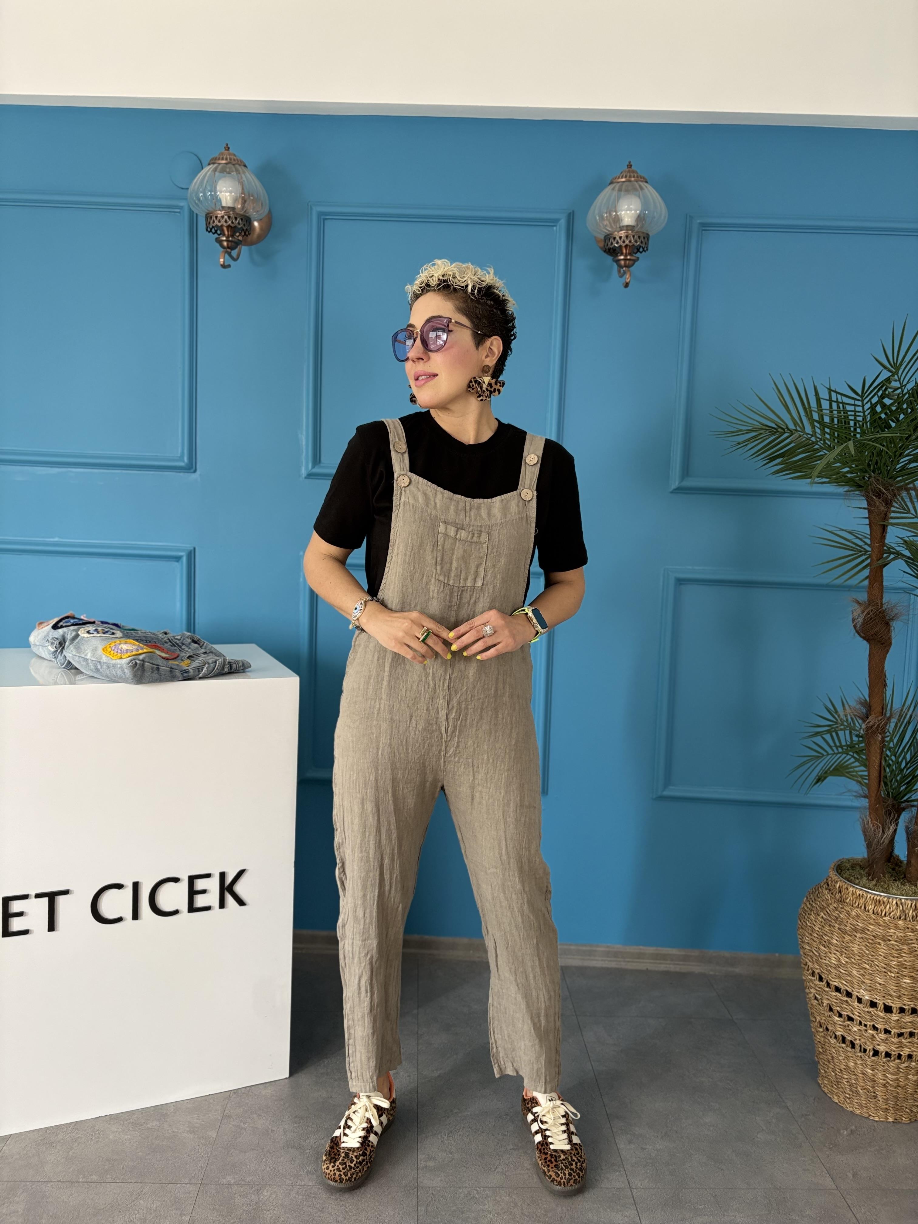 Ham Keten İtalyan Vizon Tulum