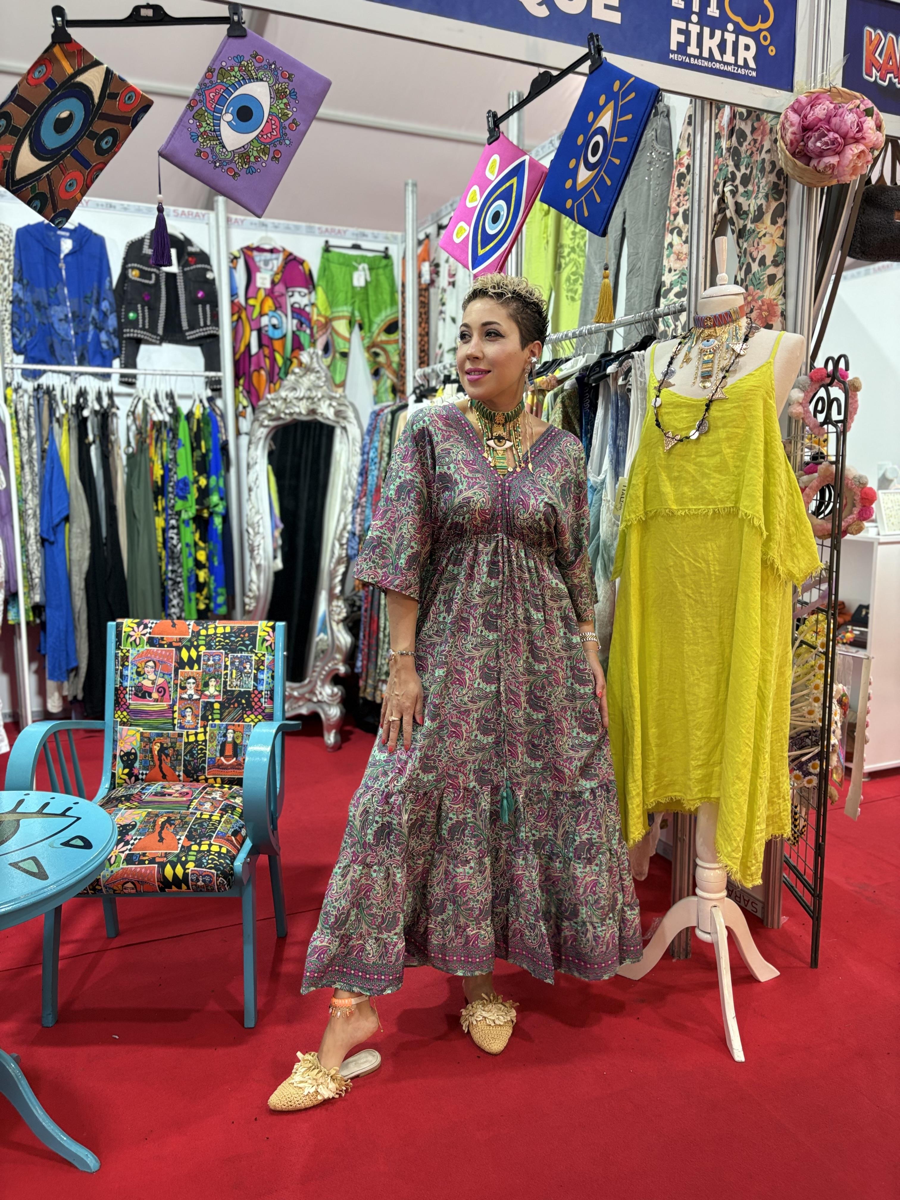 Hint İpeği İthal Elbise 2