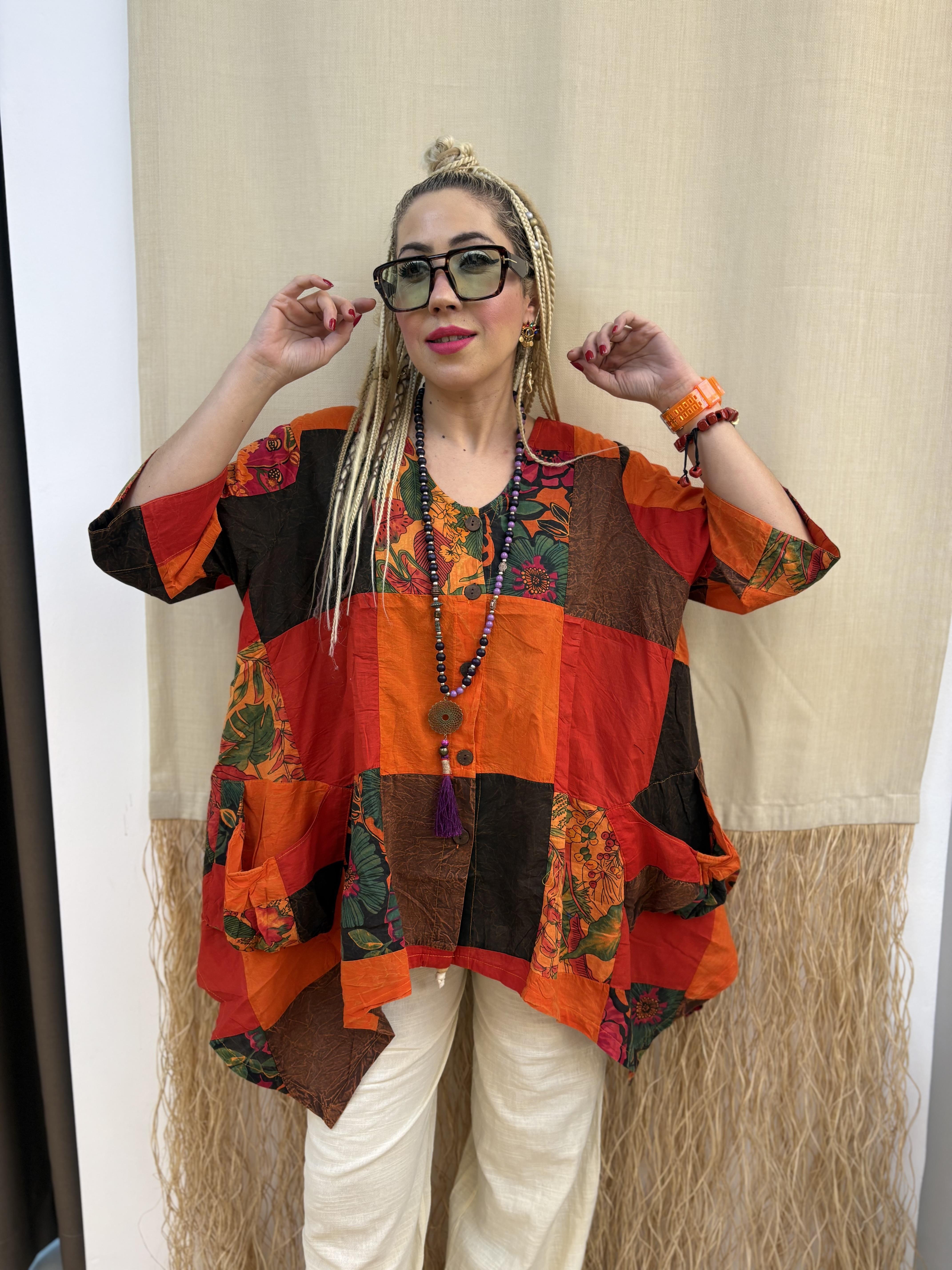 Hint Nepal Turuncu Gömlek