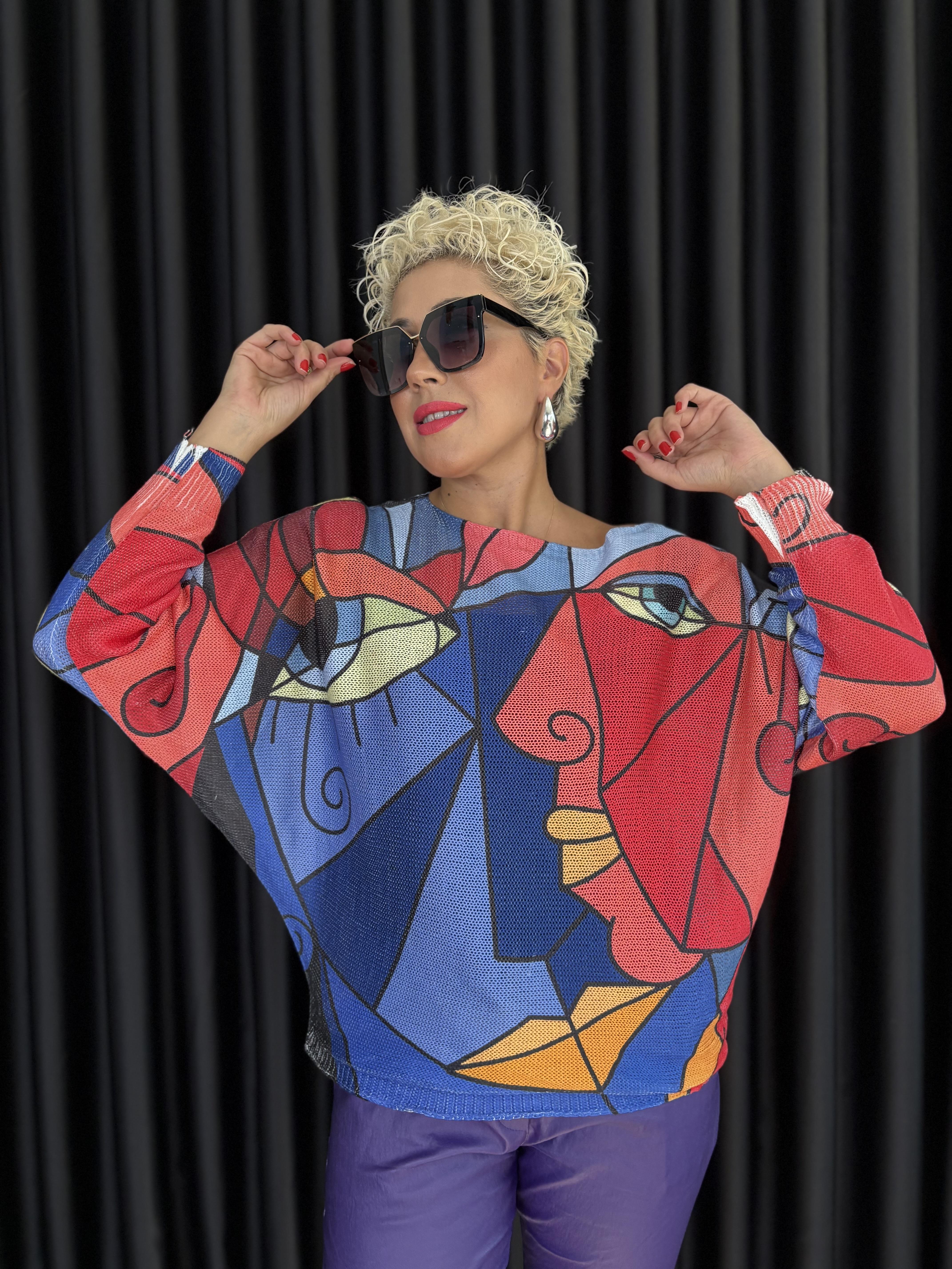 İtalyan Merserize Desenli Triko 