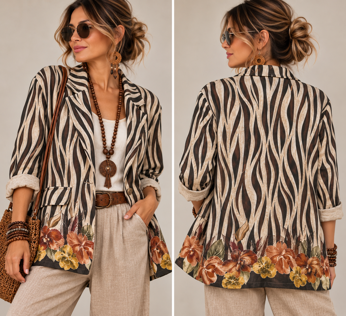 İtalyan Süet Kahve Blazer Ceket