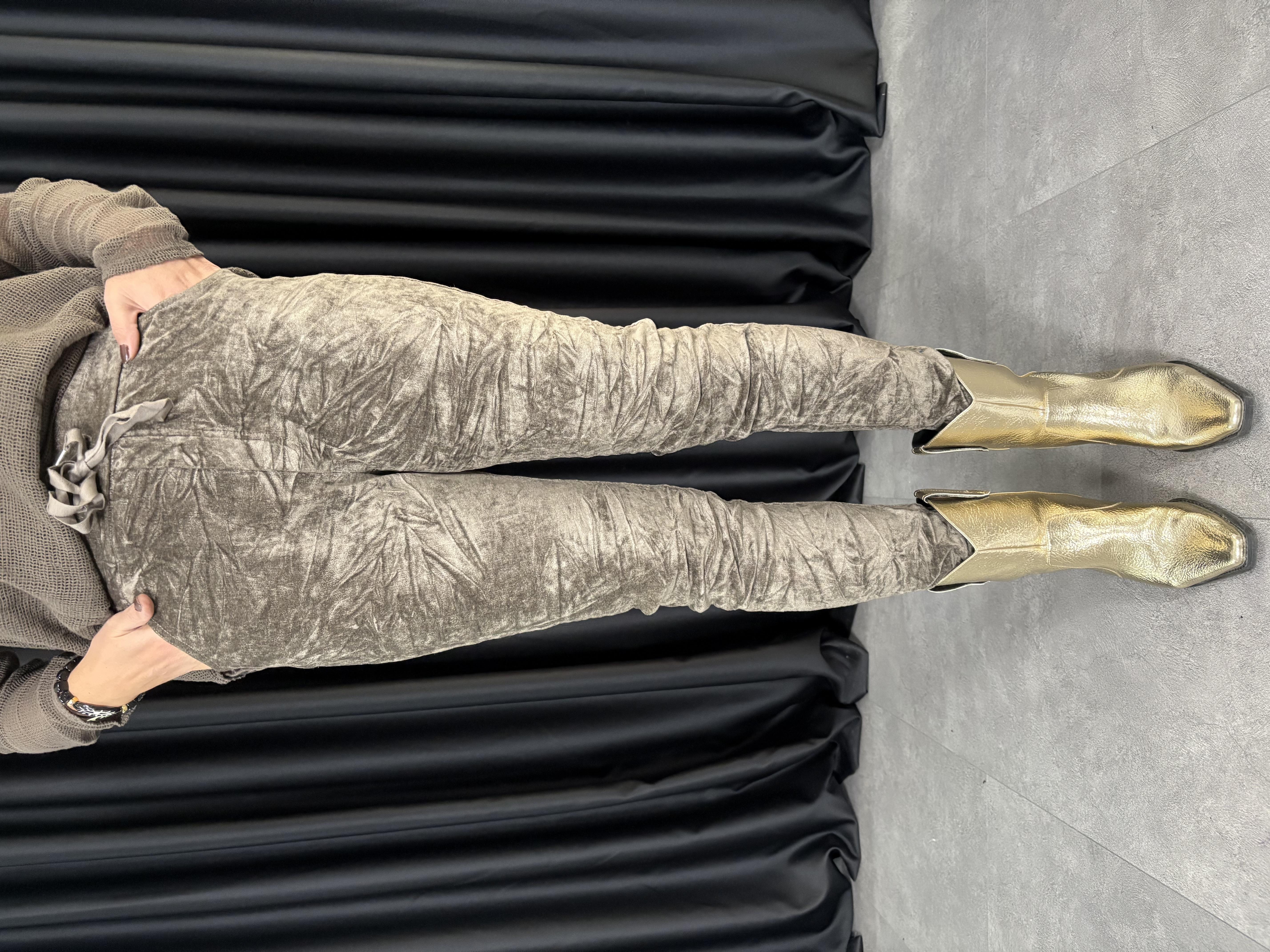 İtalyan Vizon Kadife Pantolon