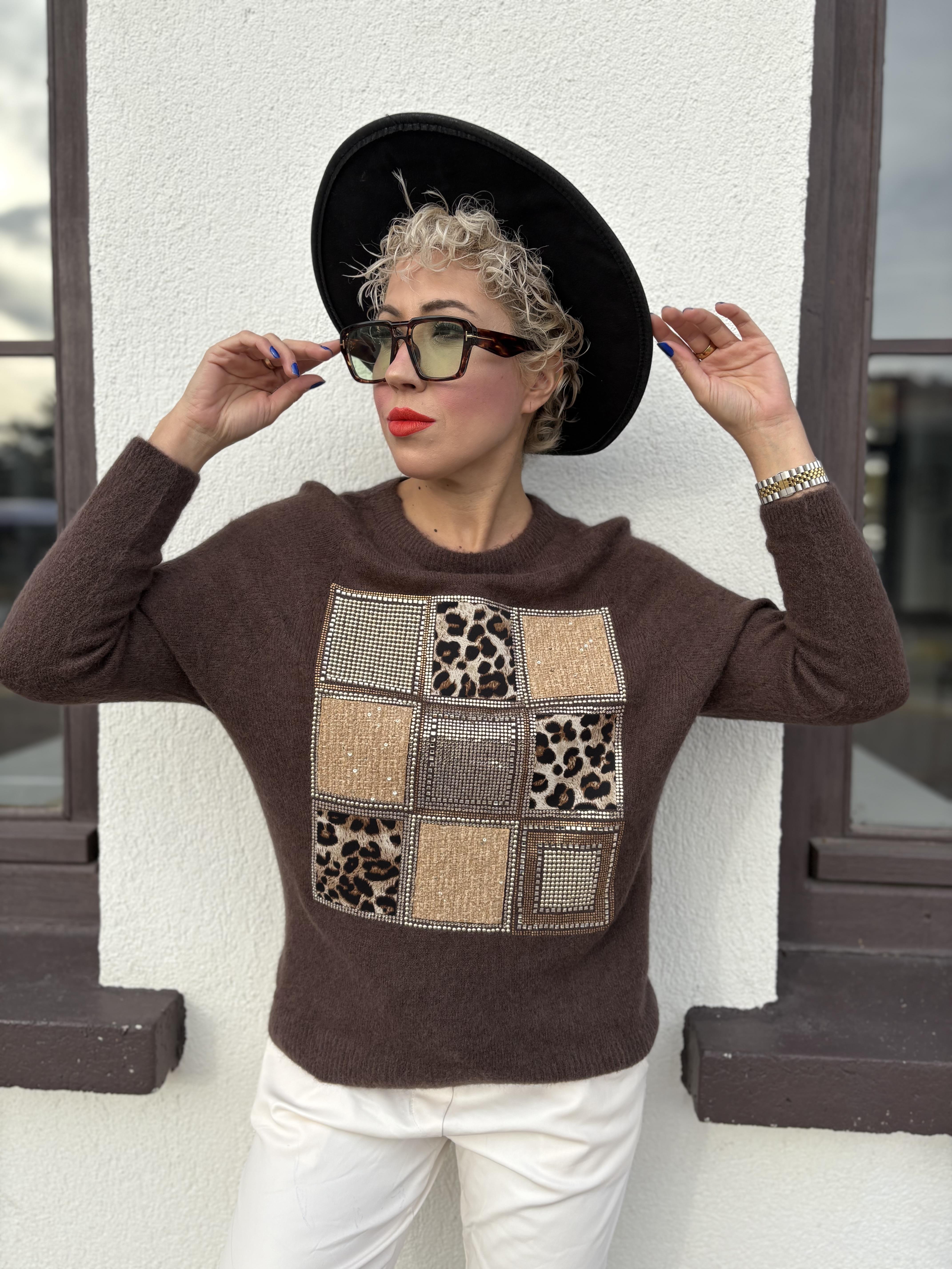 İthal Kahve Angora Kazak