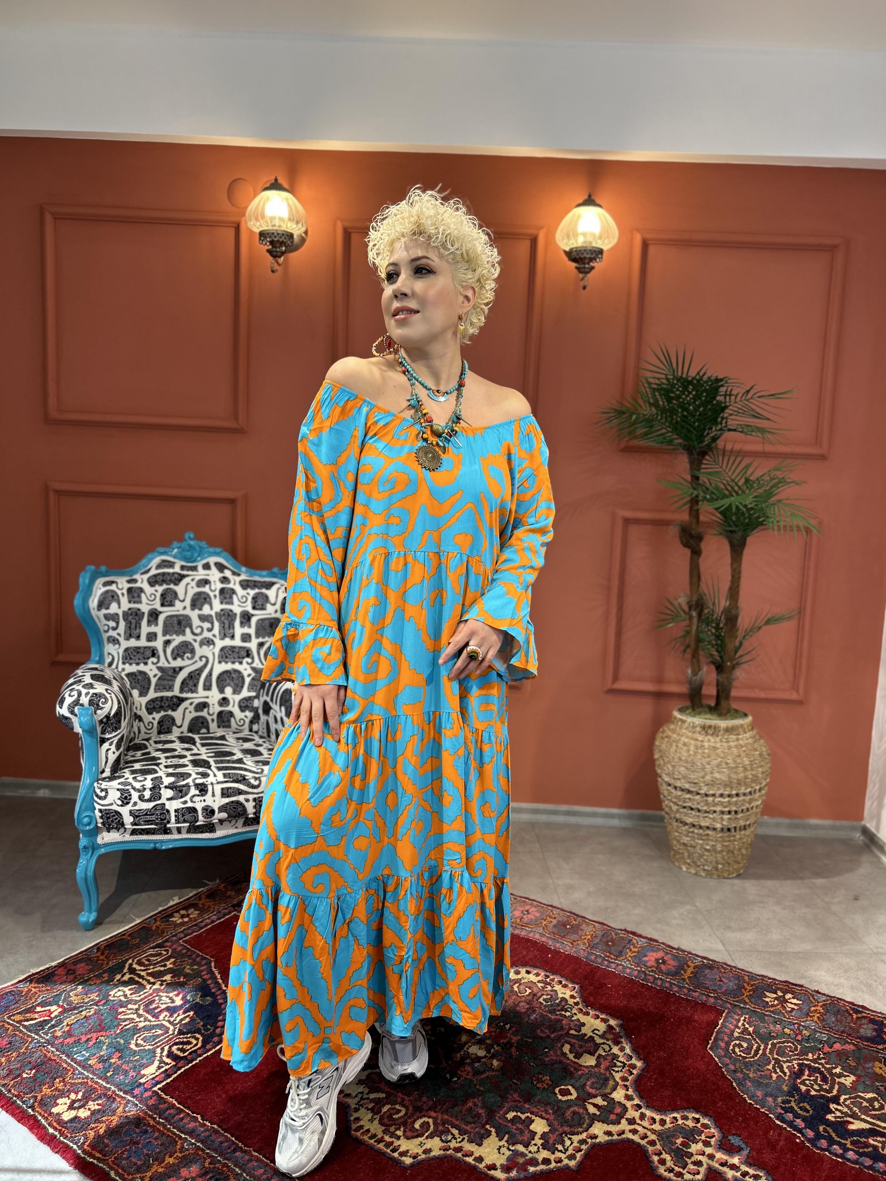 Madonna Yaka Bodrum Elbise 5