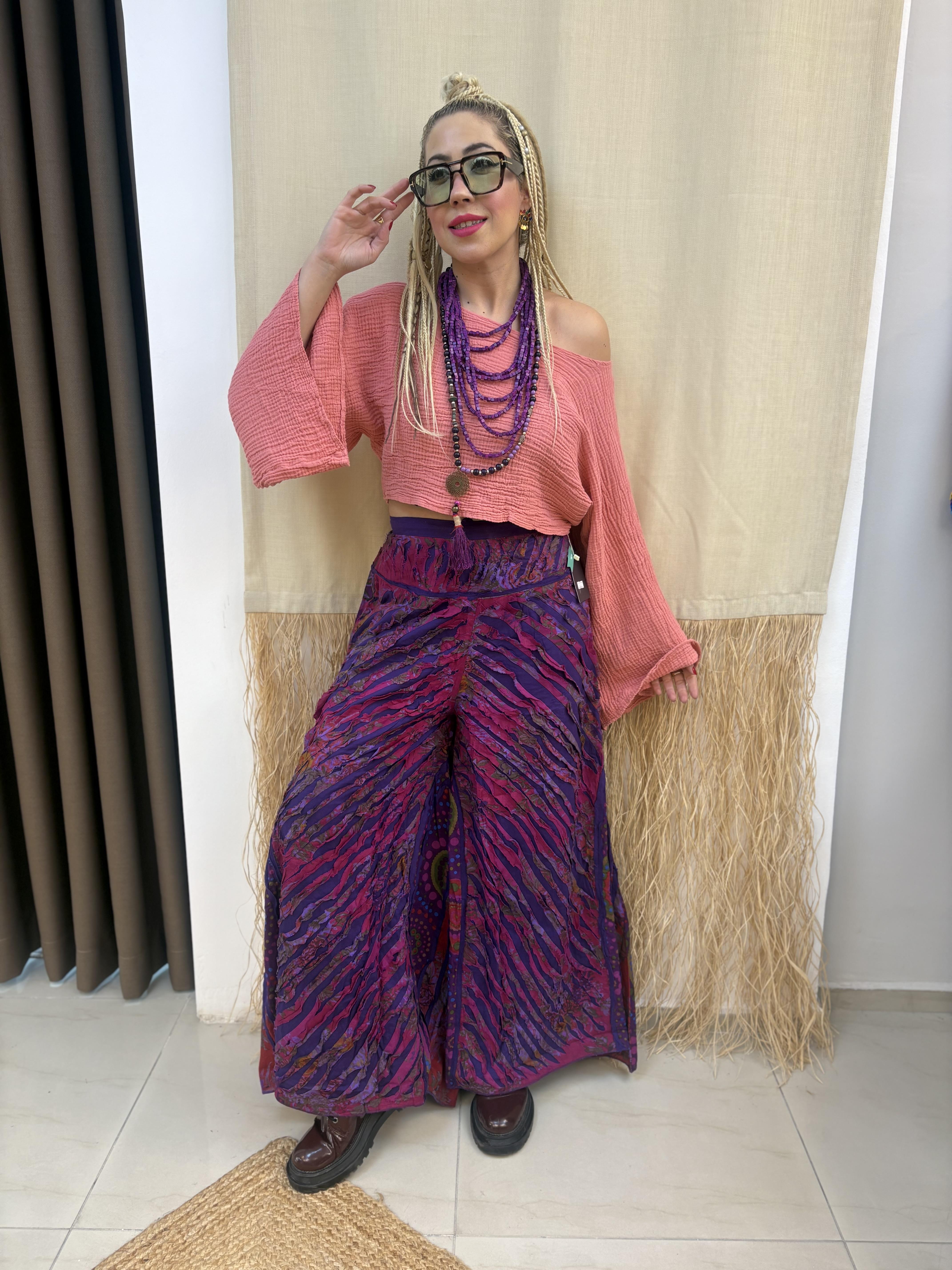 Mor Hint Pantolon Etek