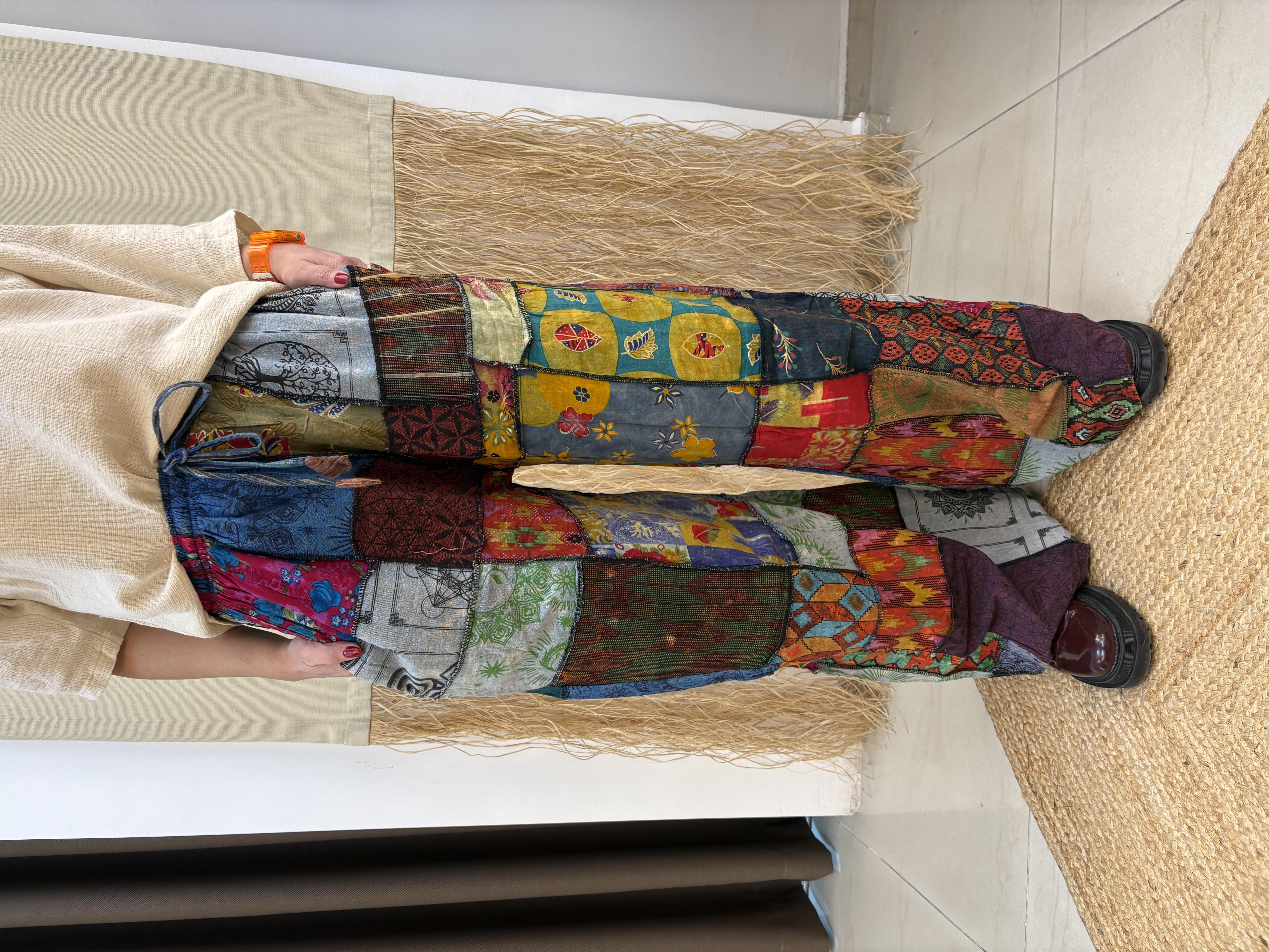 Nepal Patchwork Pantolon