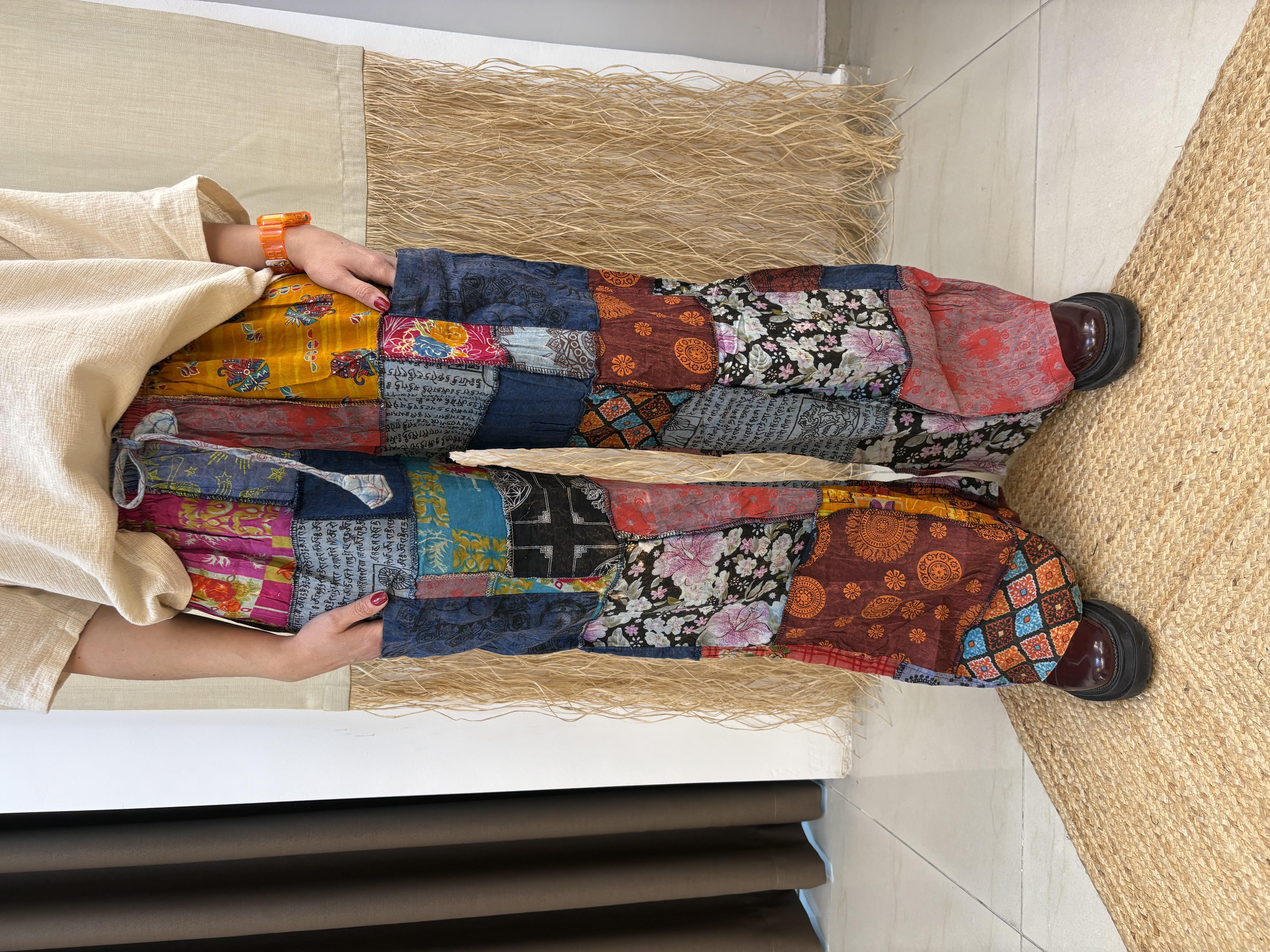 Nepal Patchwork Pantolon