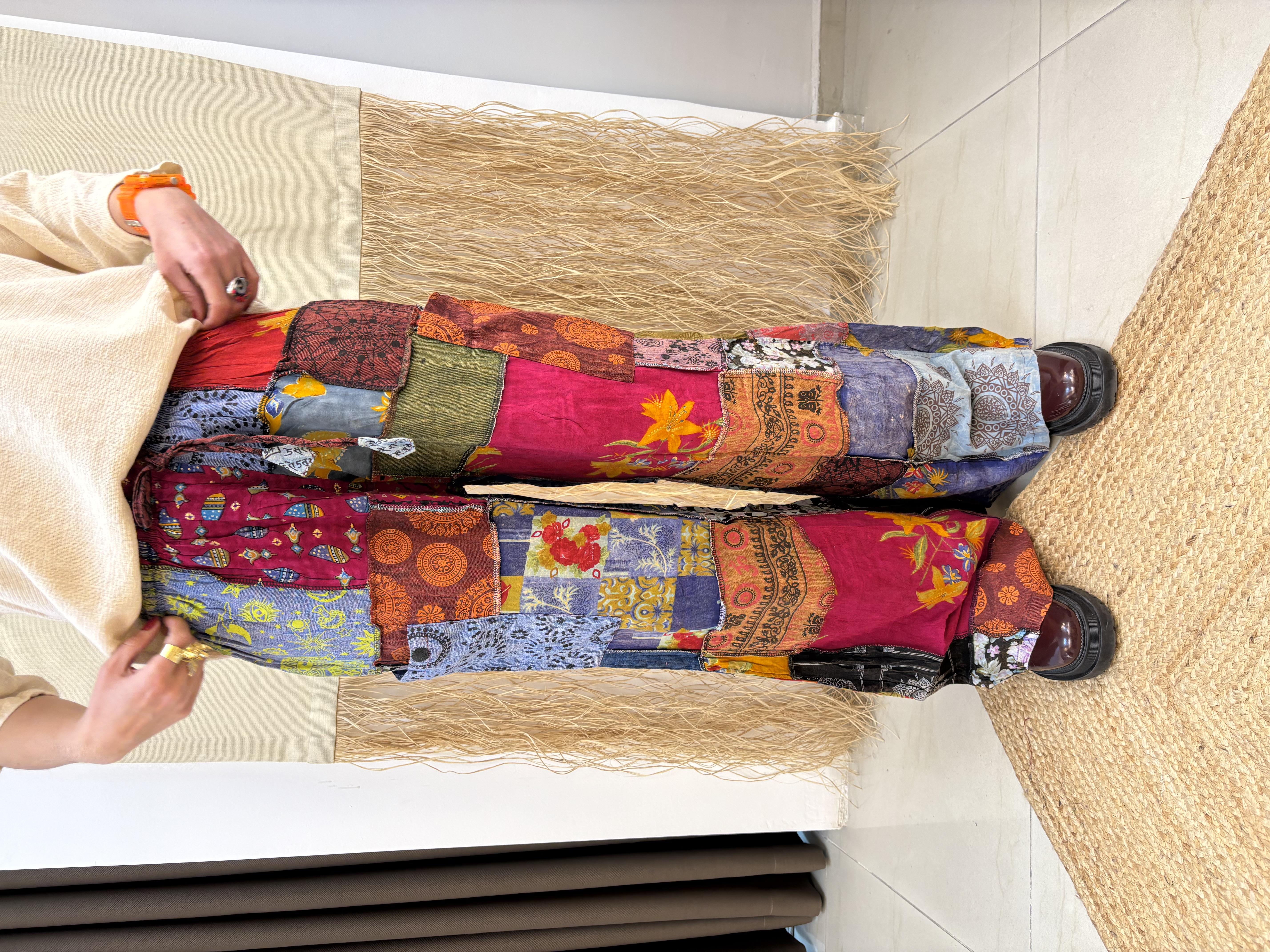 Nepal Patchwork Pantolon