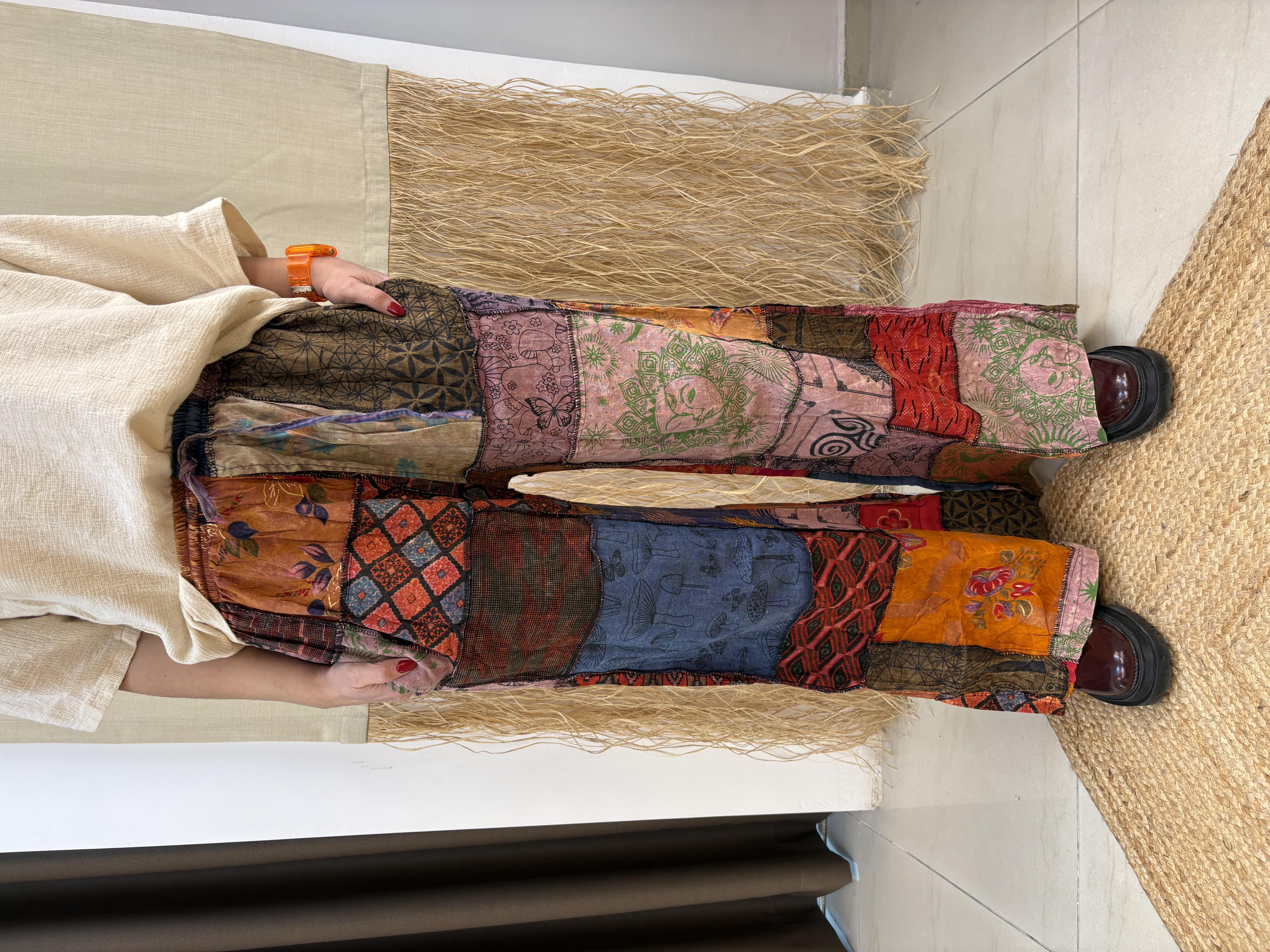 Nepal Patchwork Pantolon