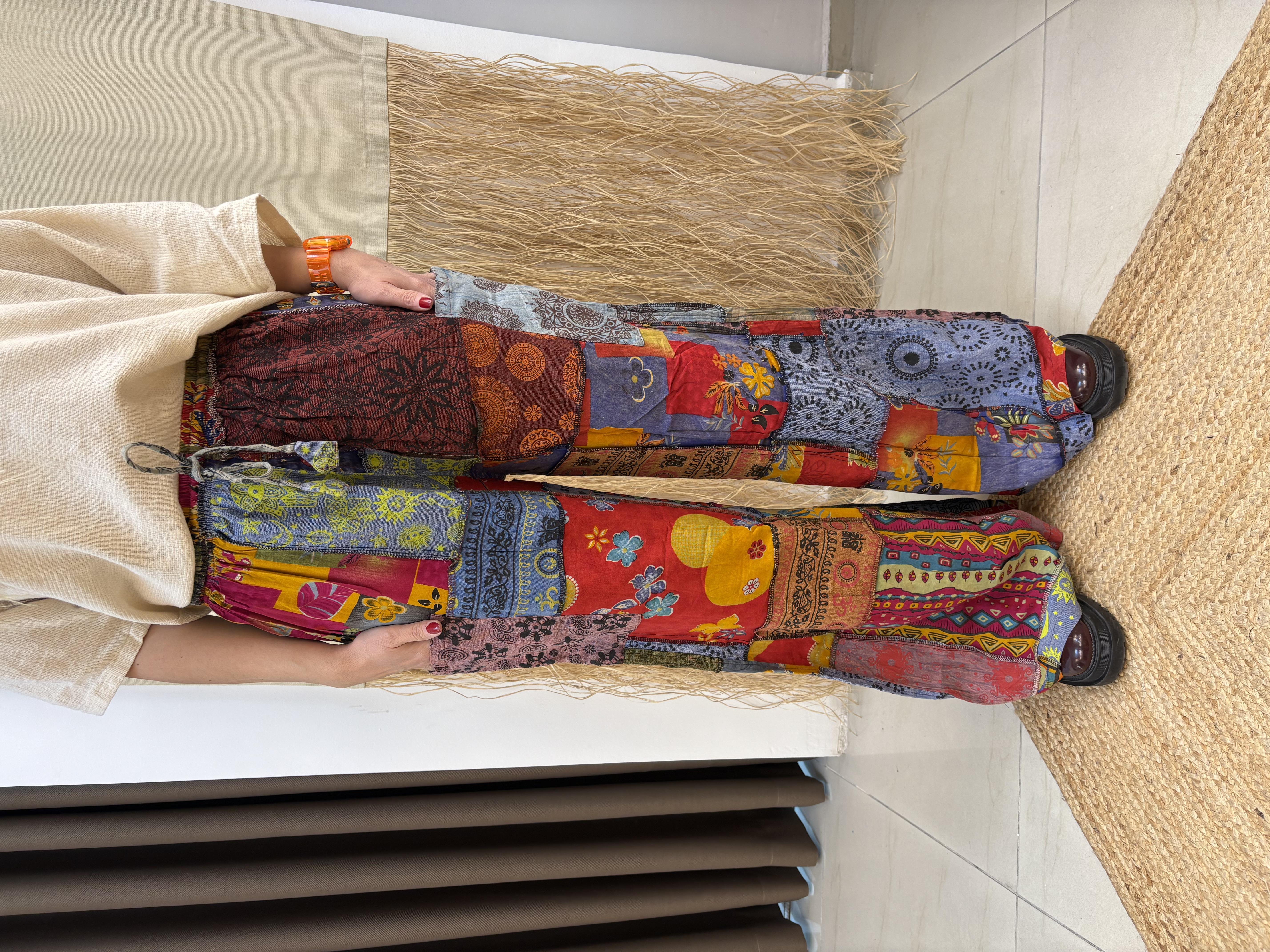 Nepal Patchwork Pantolon