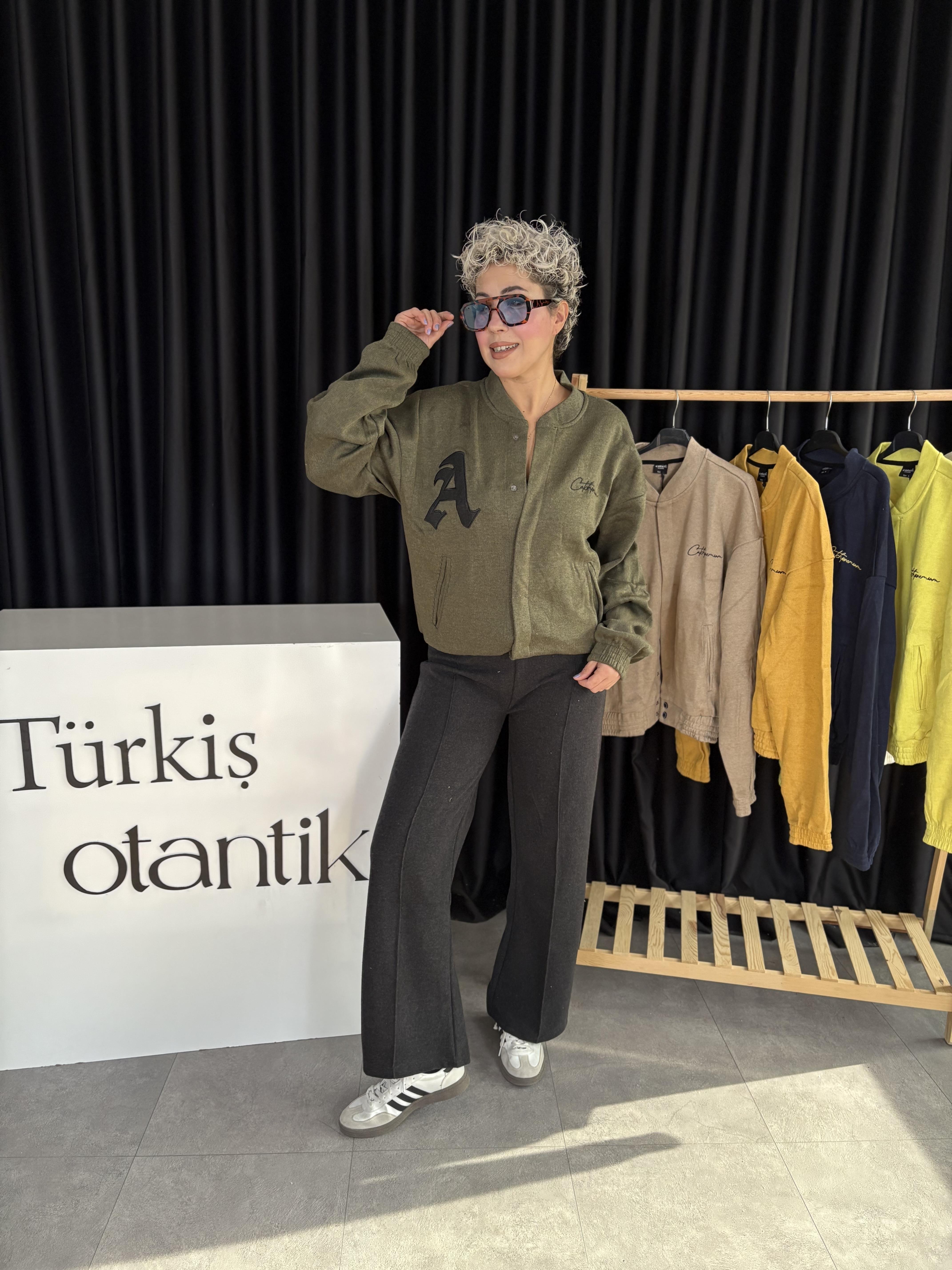 Orjinal Marka Haki Kolej Ceket