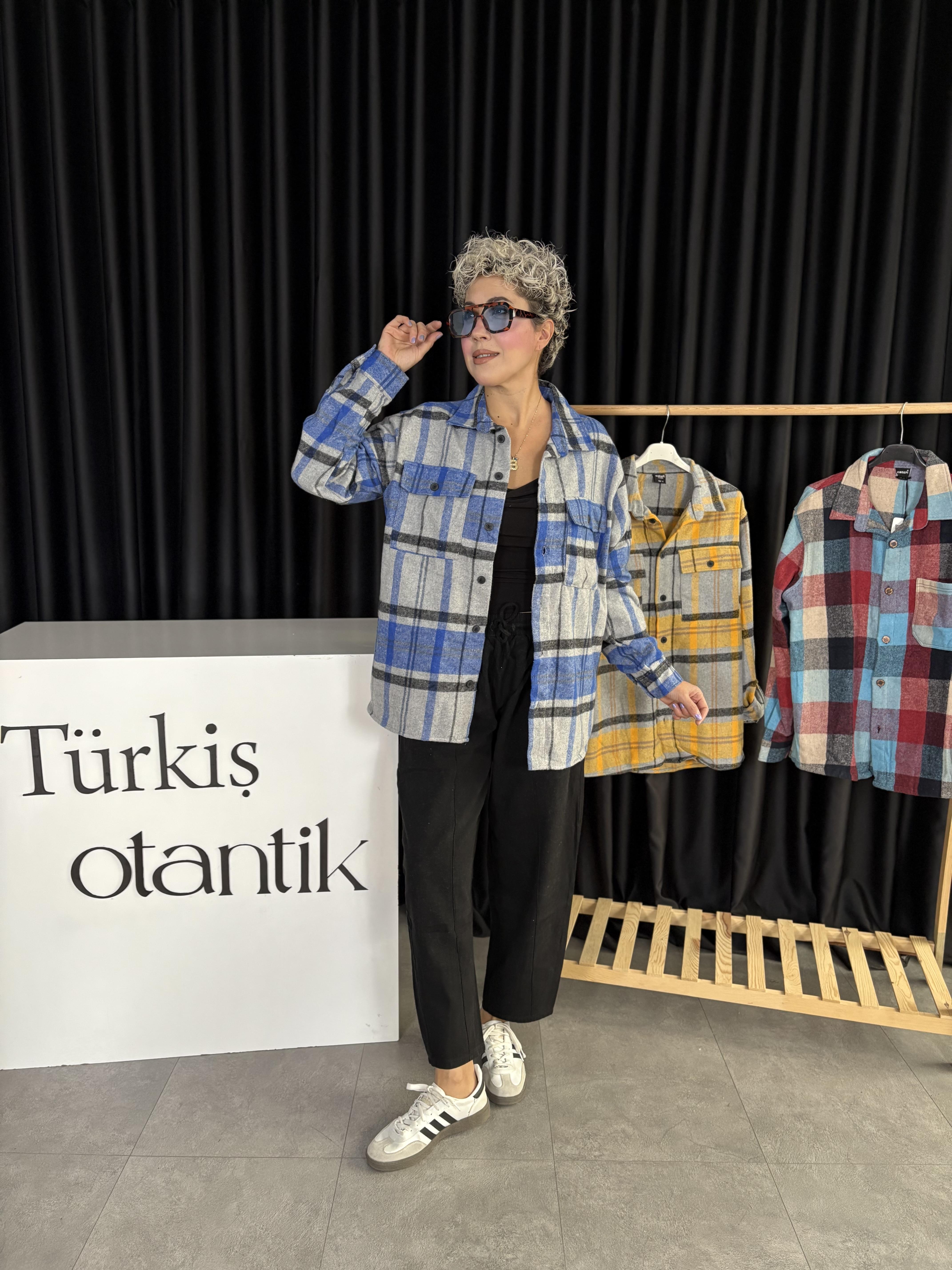 Orjinal Marka Mavi Oduncu Gömlek