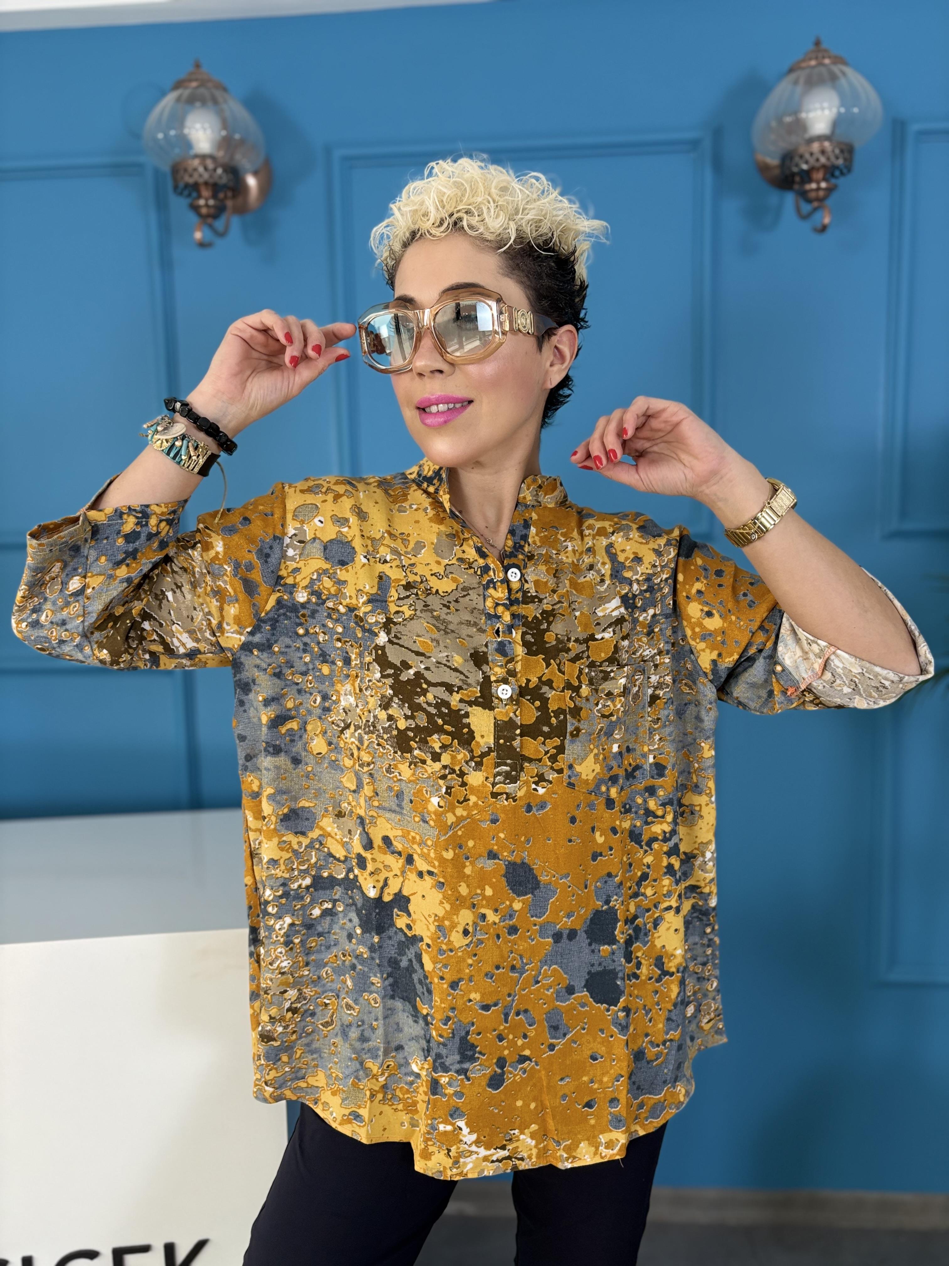 Pamuk Viskon Gömlek 10