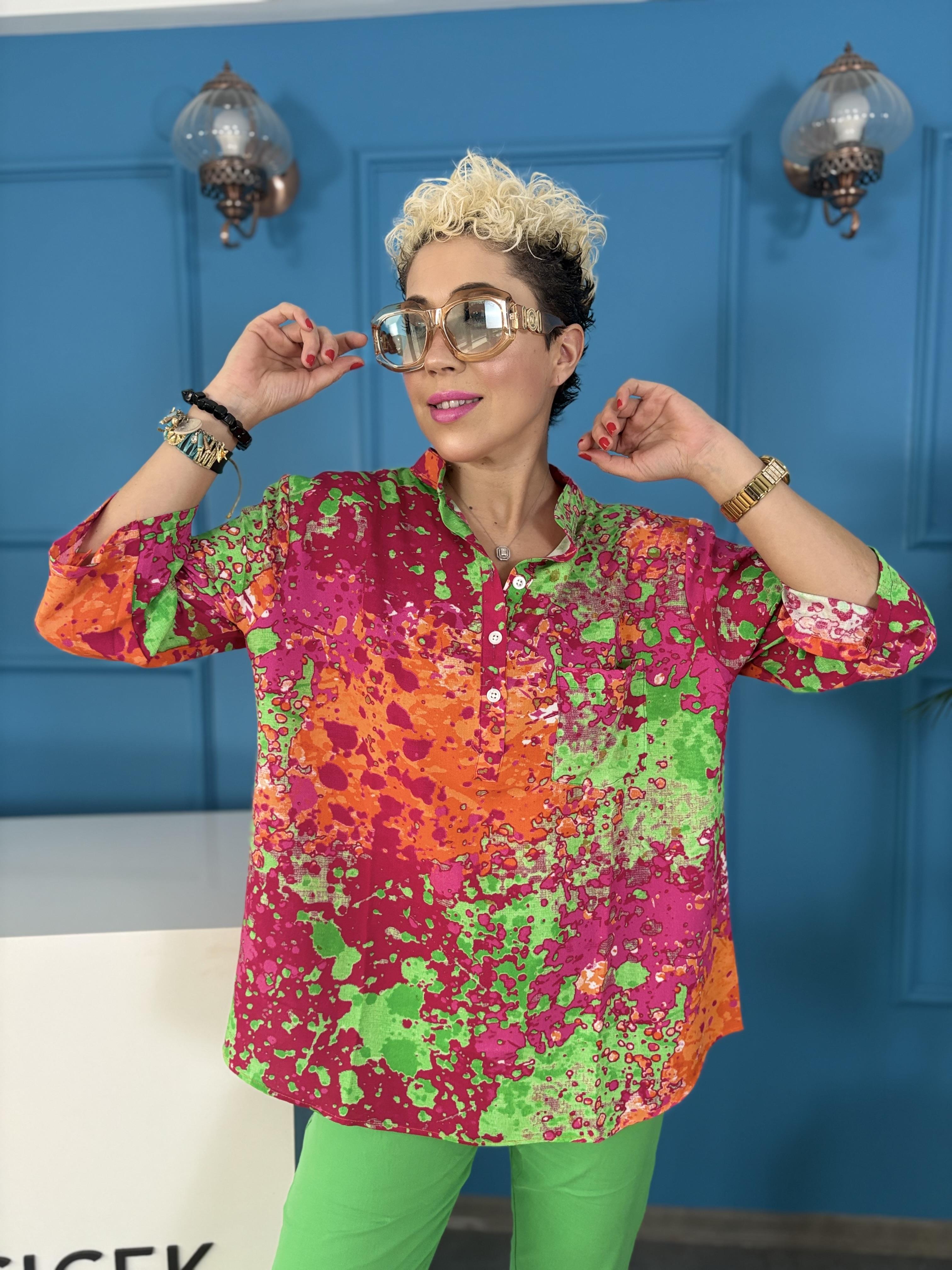 Pamuk Viskon Gömlek 13