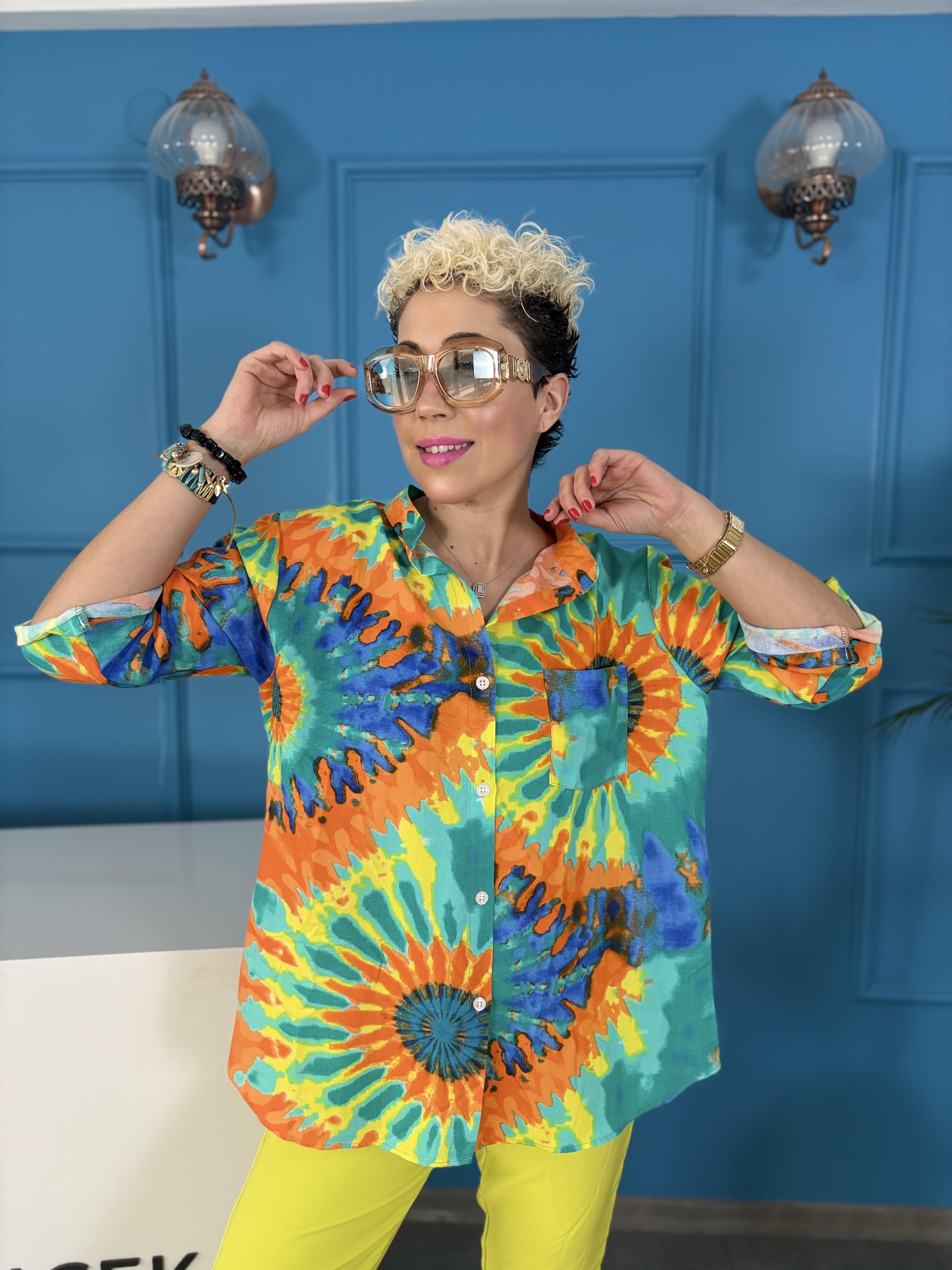 Pamuk Viskon Gömlek 14