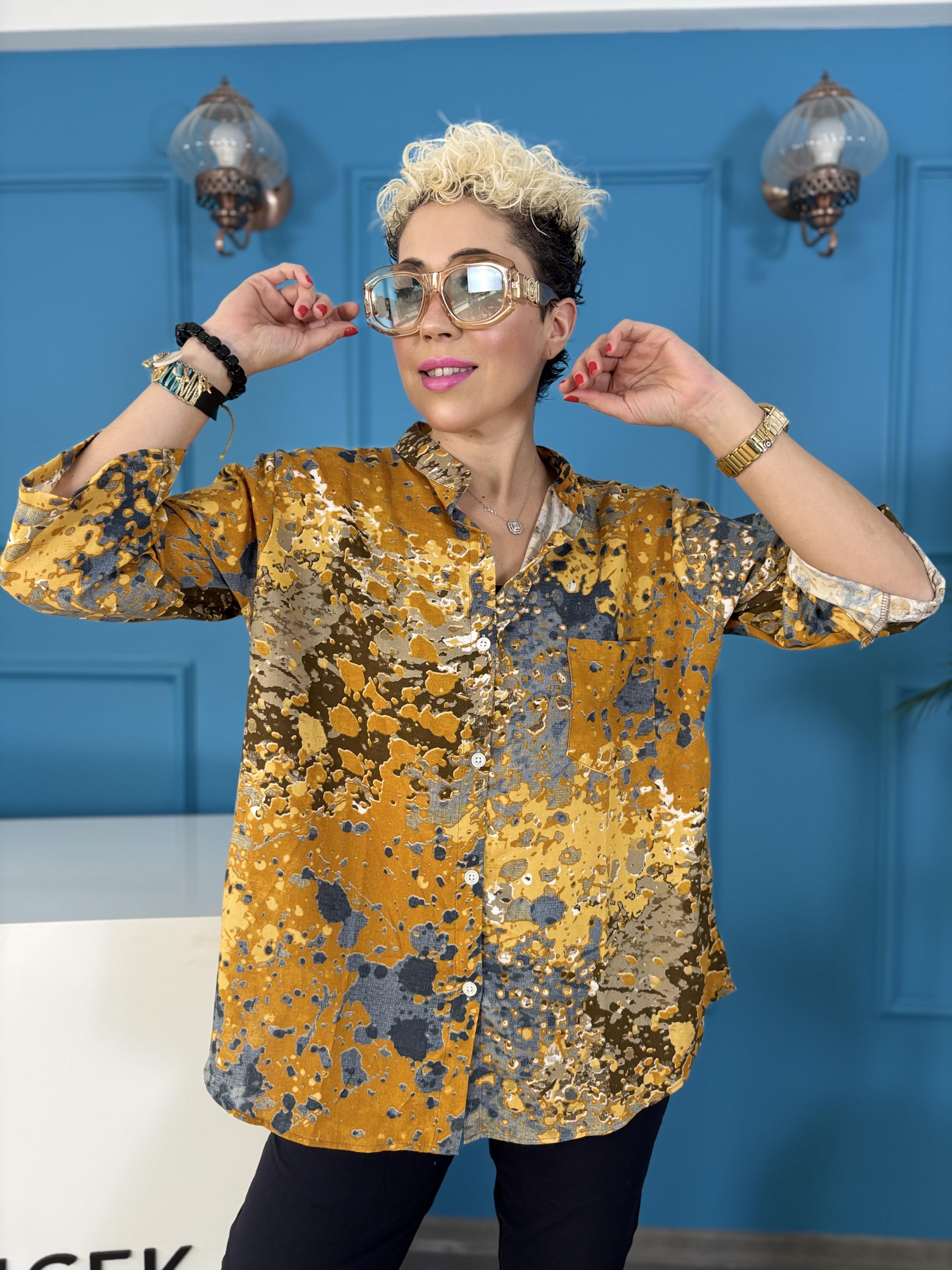 Pamuk Viskon Gömlek 7