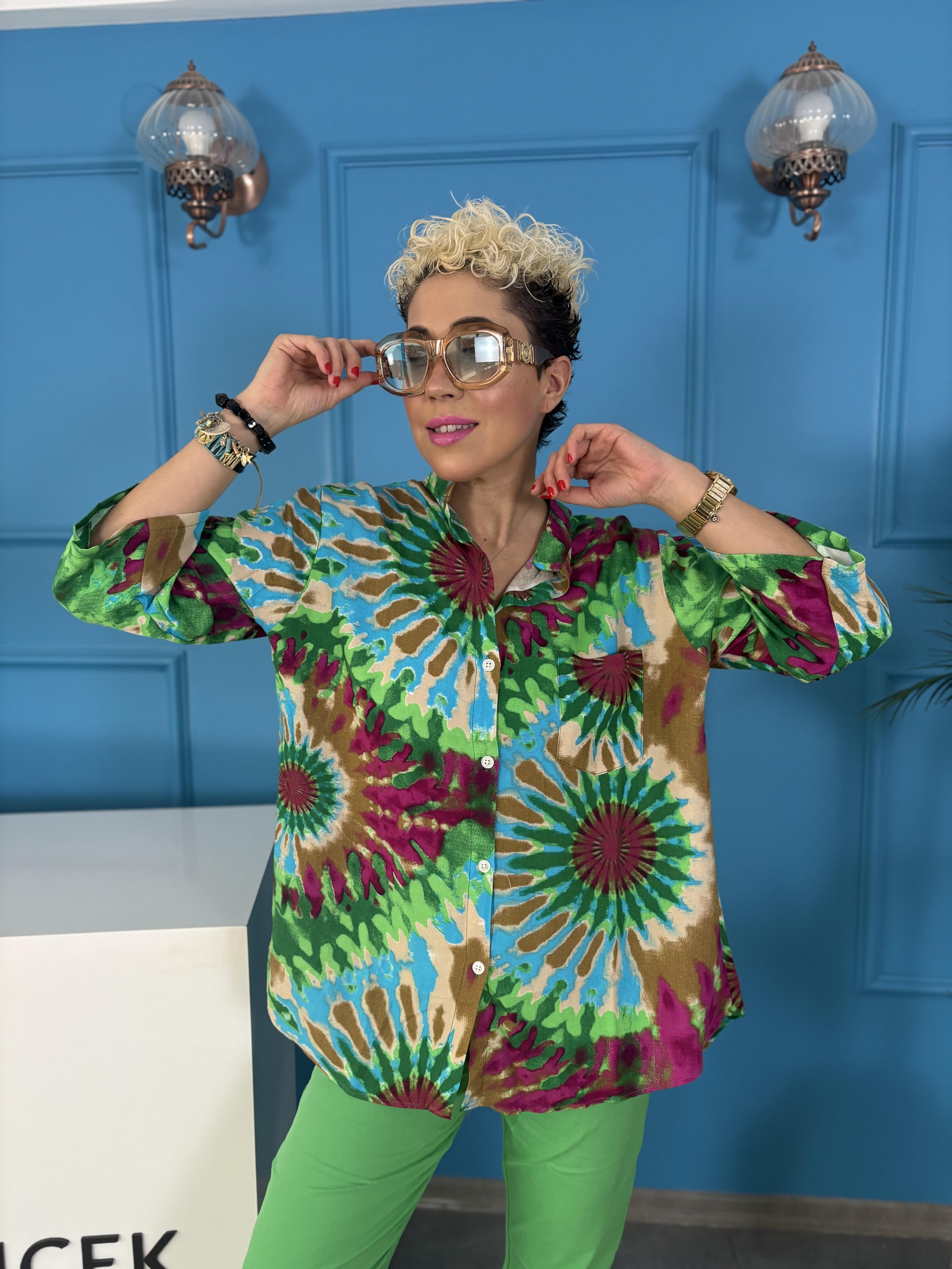 Pamuk Viskon Gömlek 9