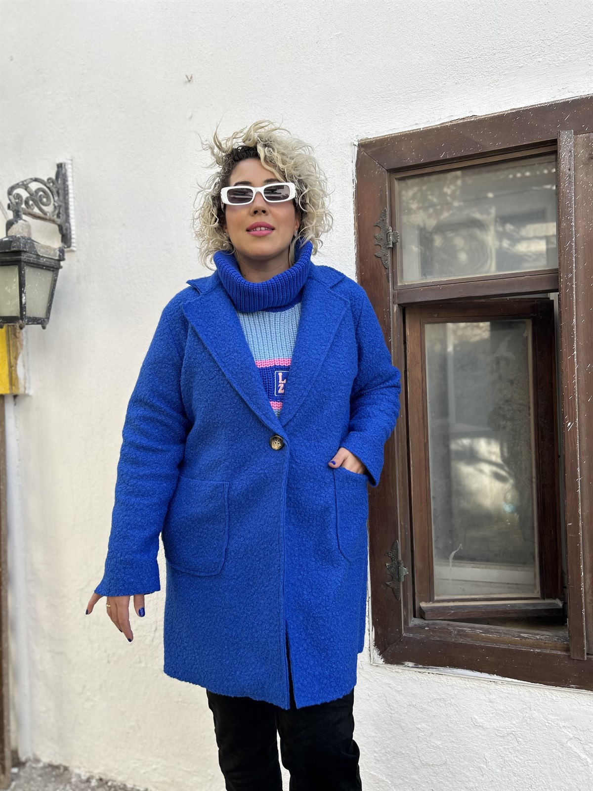 Saksmavi Renk İtalyan Kaban