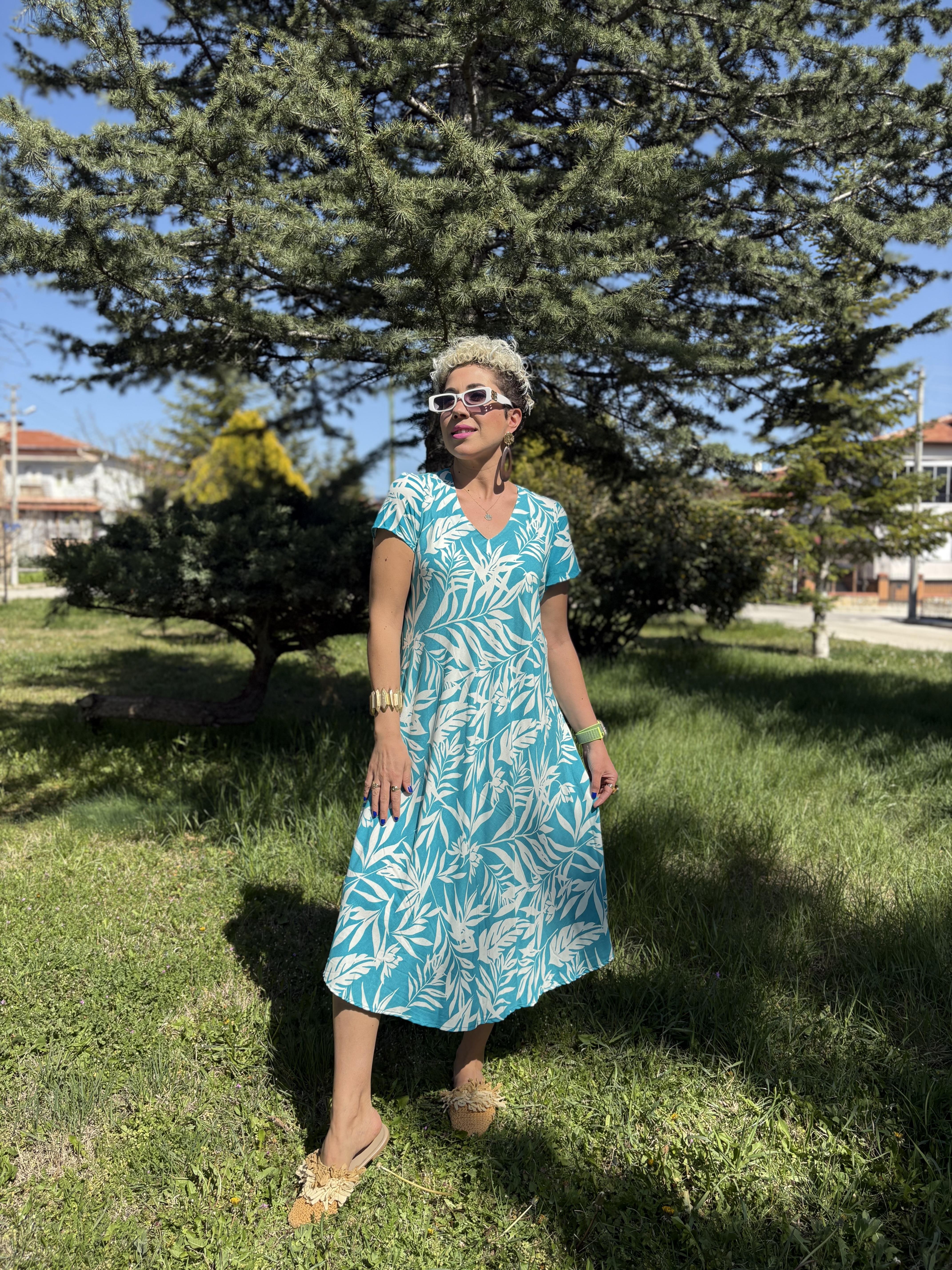 Turkuaz Sihiirli Elbise