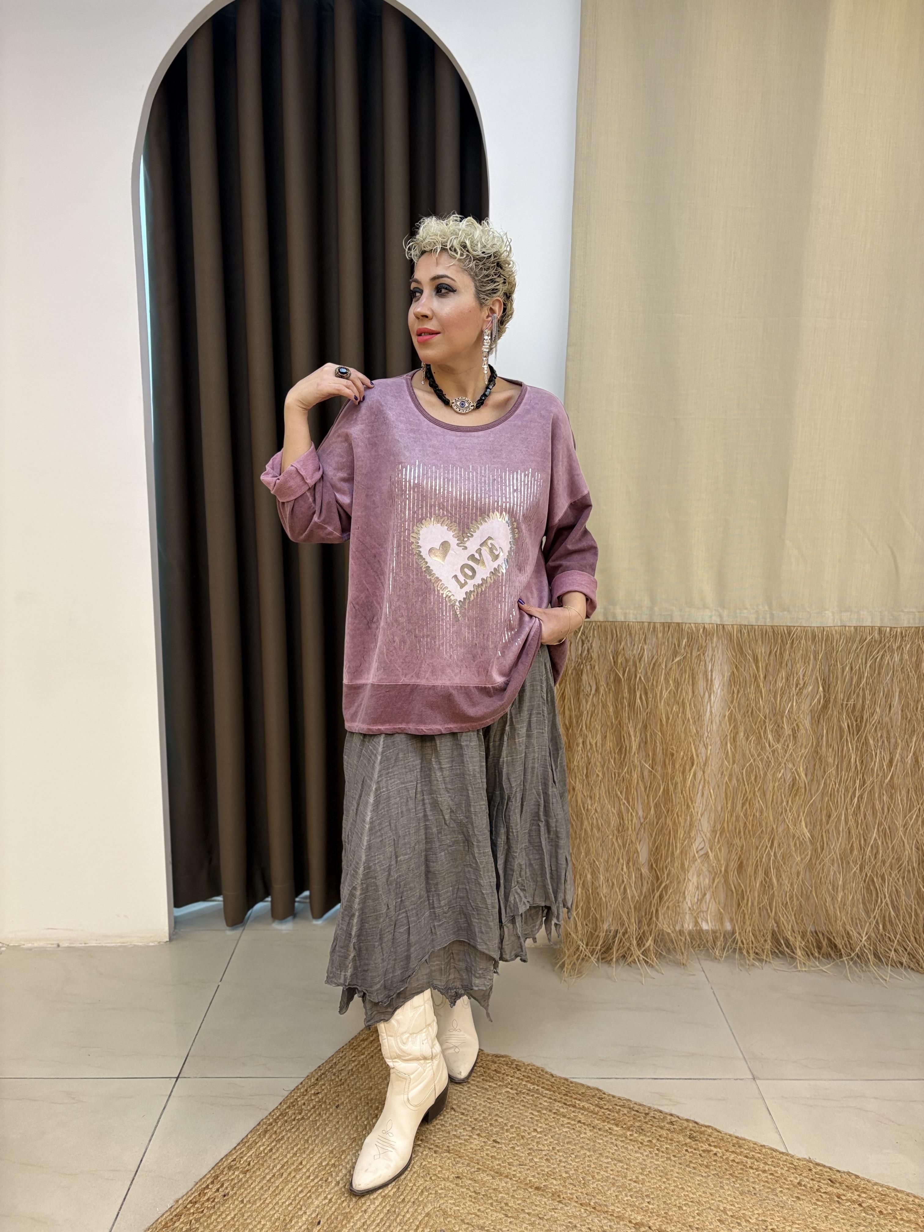 Varak Detaylı İtalyan Lila Sweet