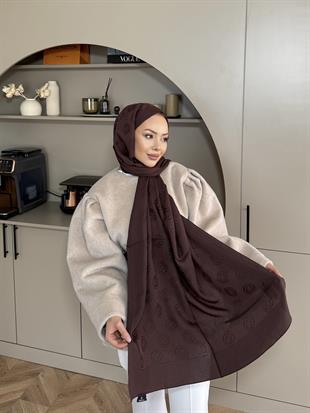 Acı Kahve E Desen Naia Şal 
