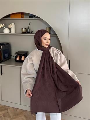Acı Kahve E Desen Naia Şal 
