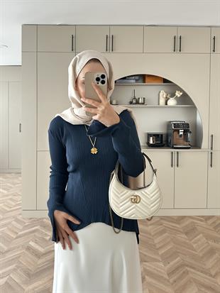 Ada Triko Kazak İndigo