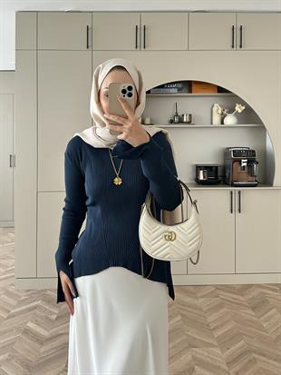 Ada Triko Kazak İndigo