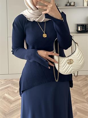 Ada Triko Kazak Lacivert