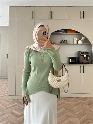 Ada Triko Kazak Yeşil