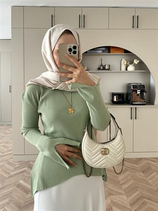 Ada Triko Kazak Yeşil