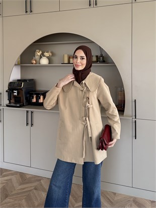 Adel Bebe Yaka Trenç Camel (0060)