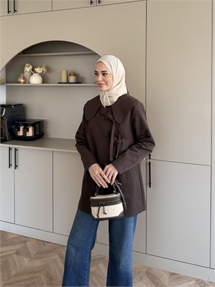Adel Bebe Yaka Trenç Kahve (0060)