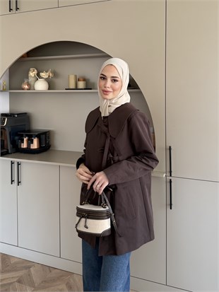Adel Bebe Yaka Trenç Kahve (0060)