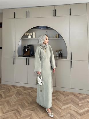 Afra İplik Elbise Çağla