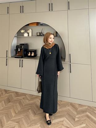 Afra İplik Elbise Antrasit