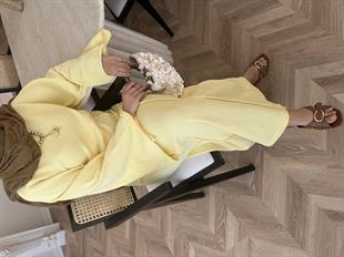 Afra İplik Elbise ButterYellow