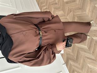 Alesa Pantolonlu Takım Acı Kahve